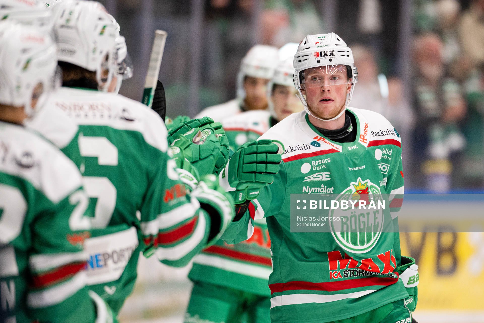 Rögles Oskar Stål-Lyrenäs jublar