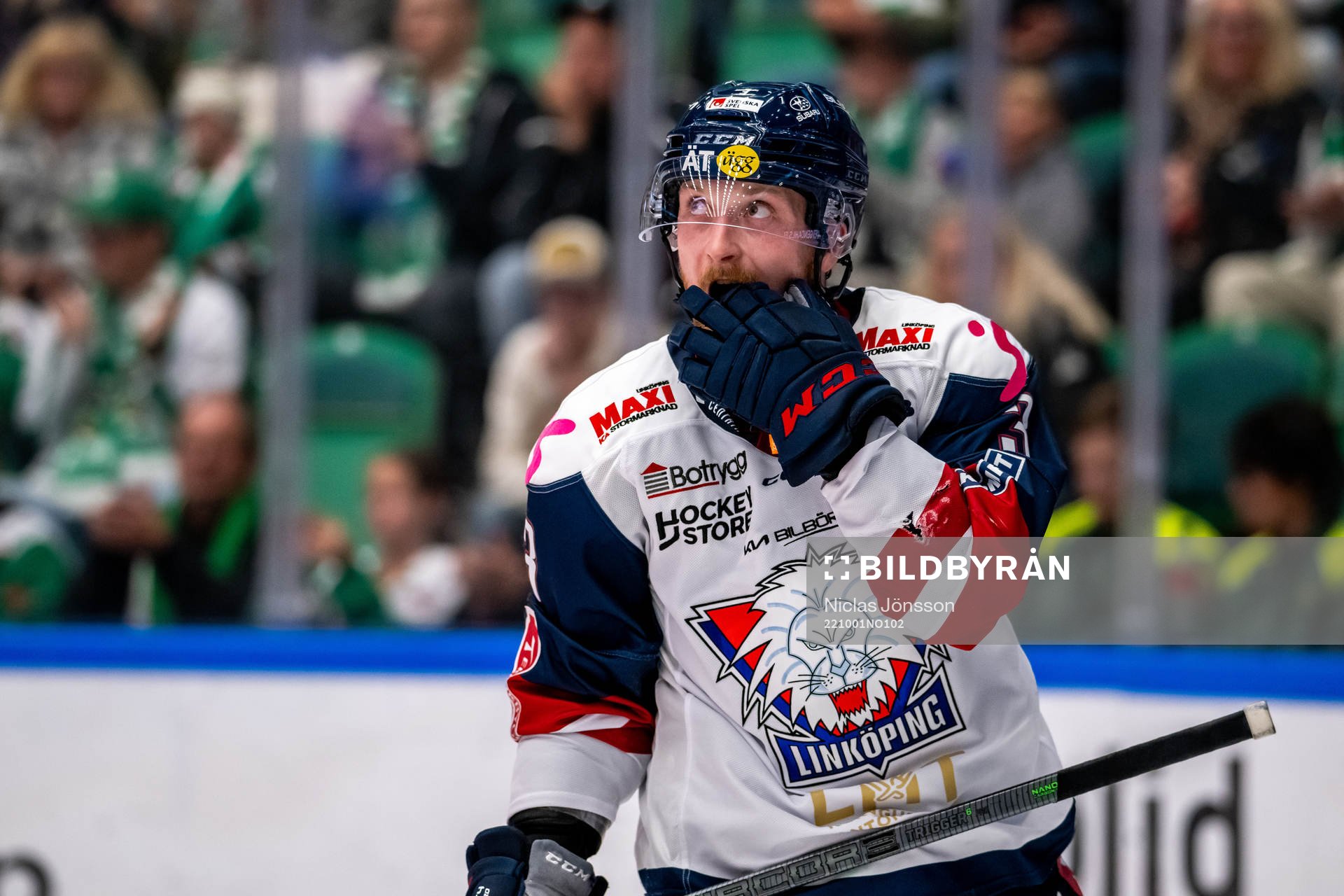 Linköpings Linus Hultström deppar
