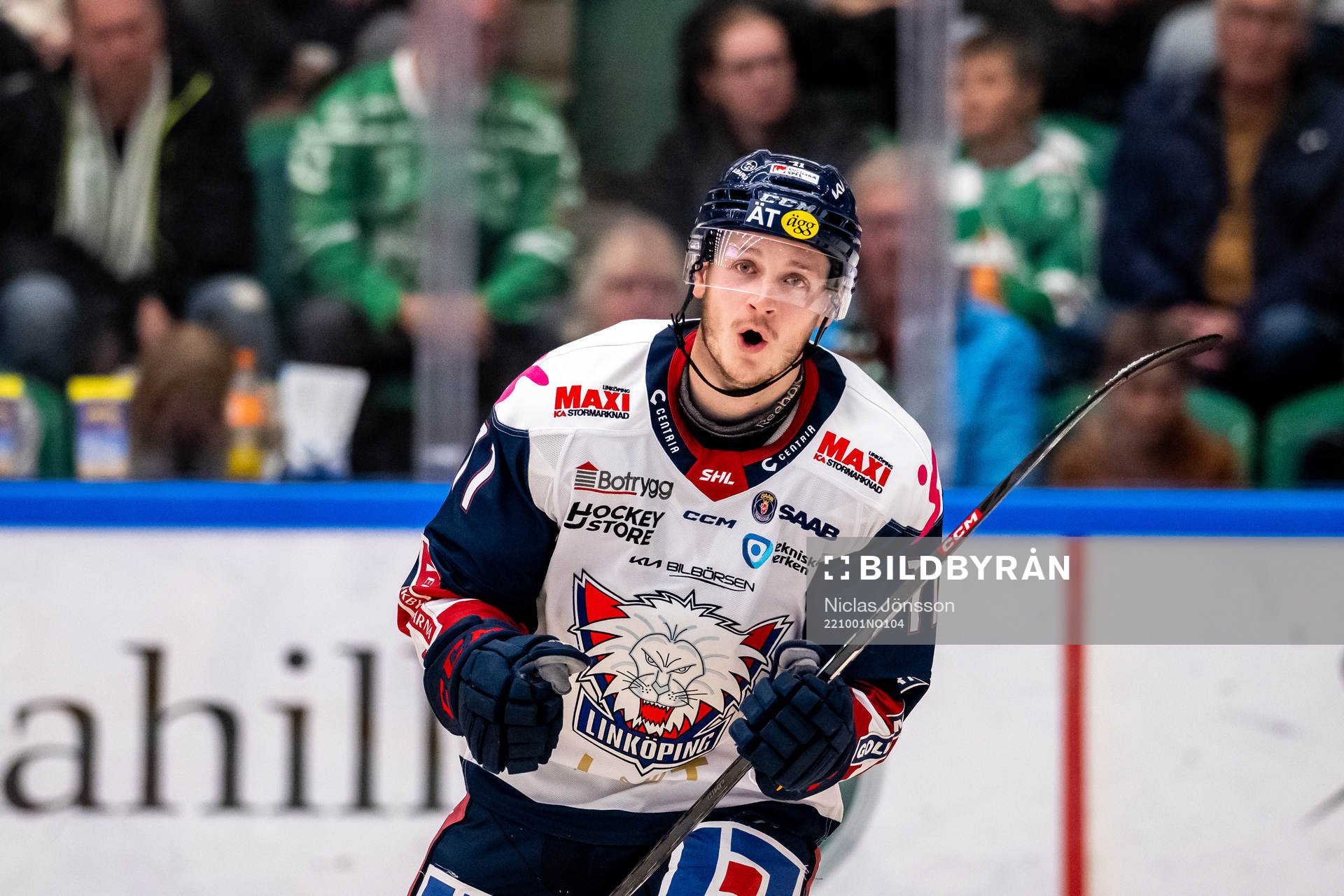 Linköpings Henrik Törnqvist jublar