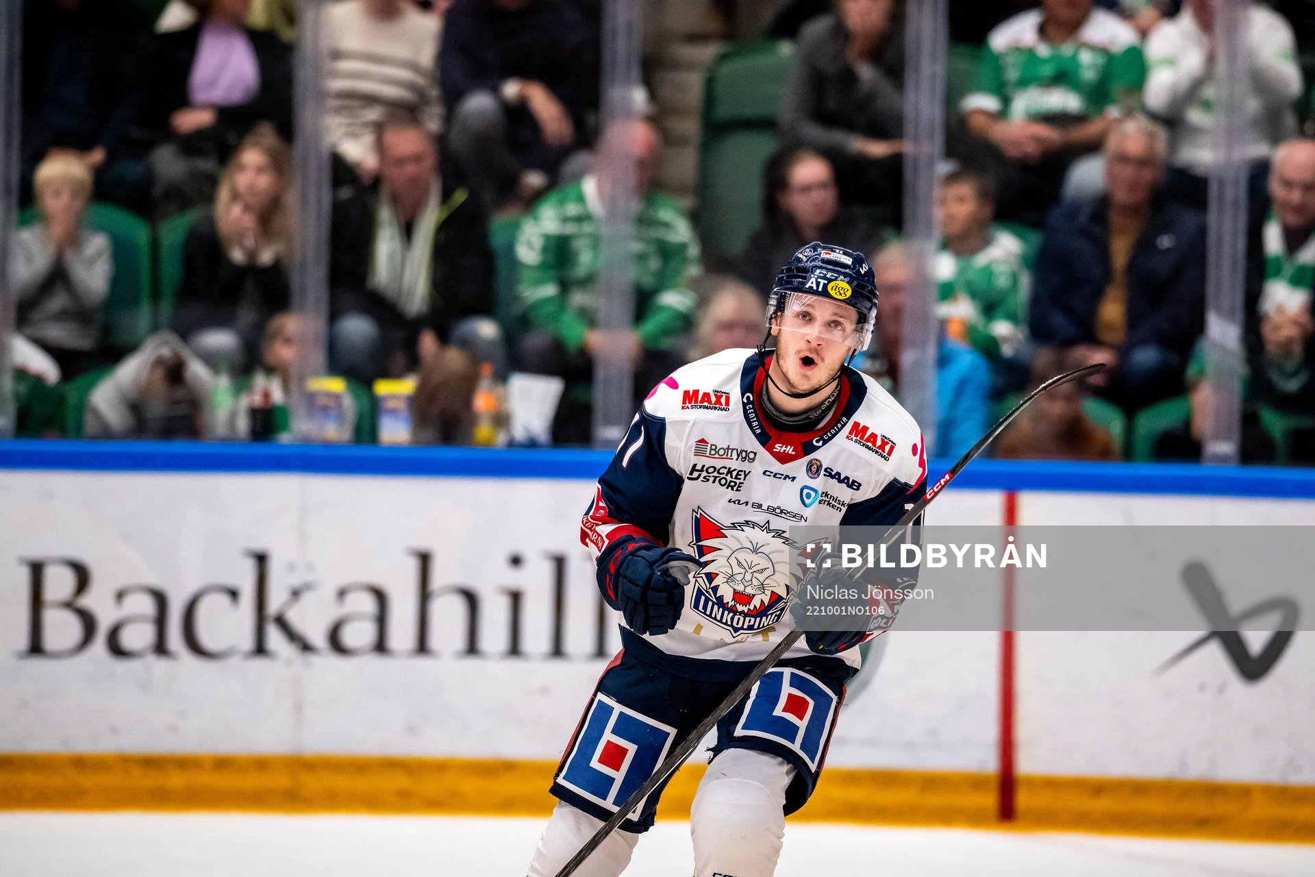 Linköpings Henrik Törnqvist jublar