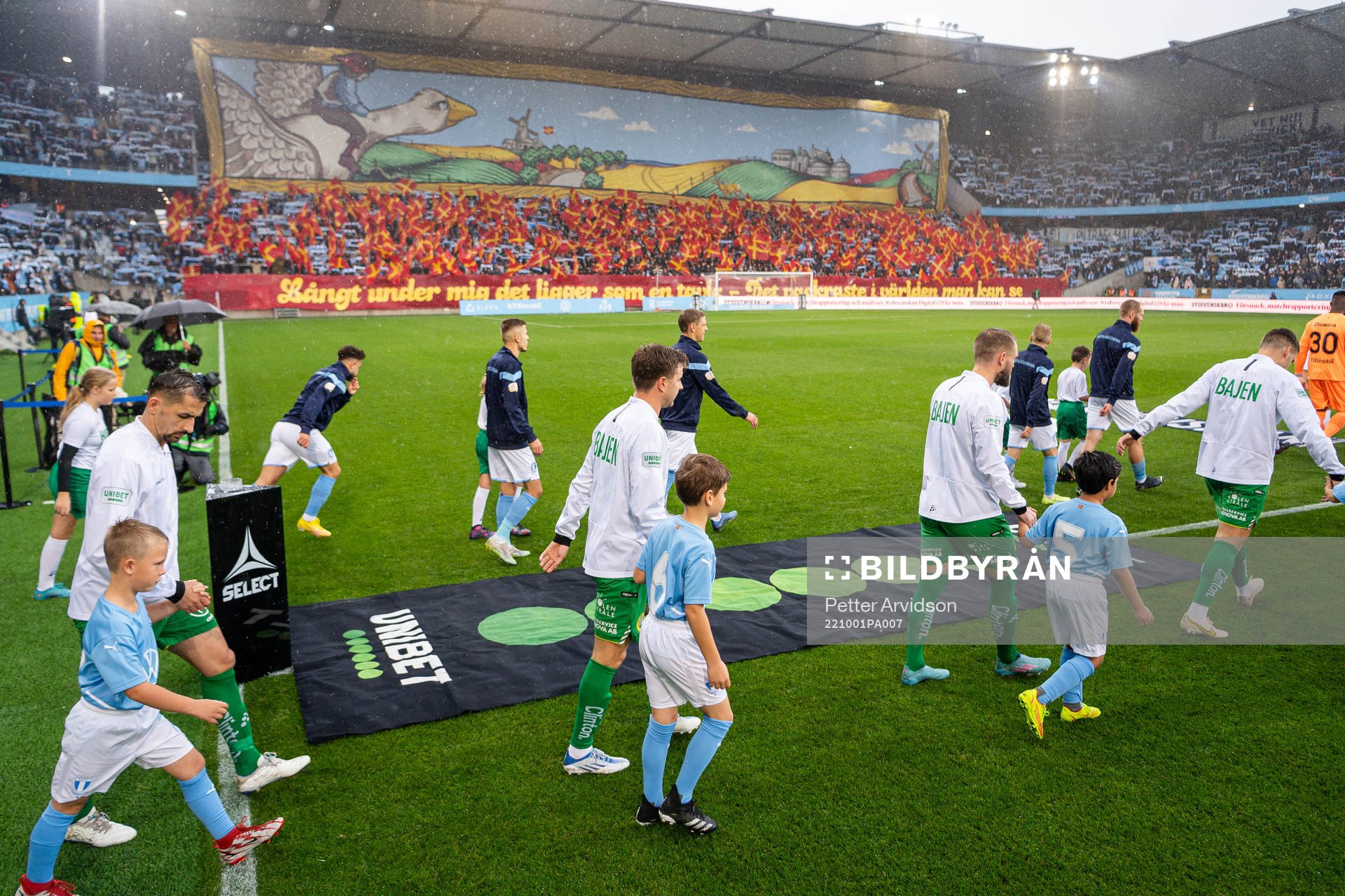 Malmö FFs och Hammarbys spelare
