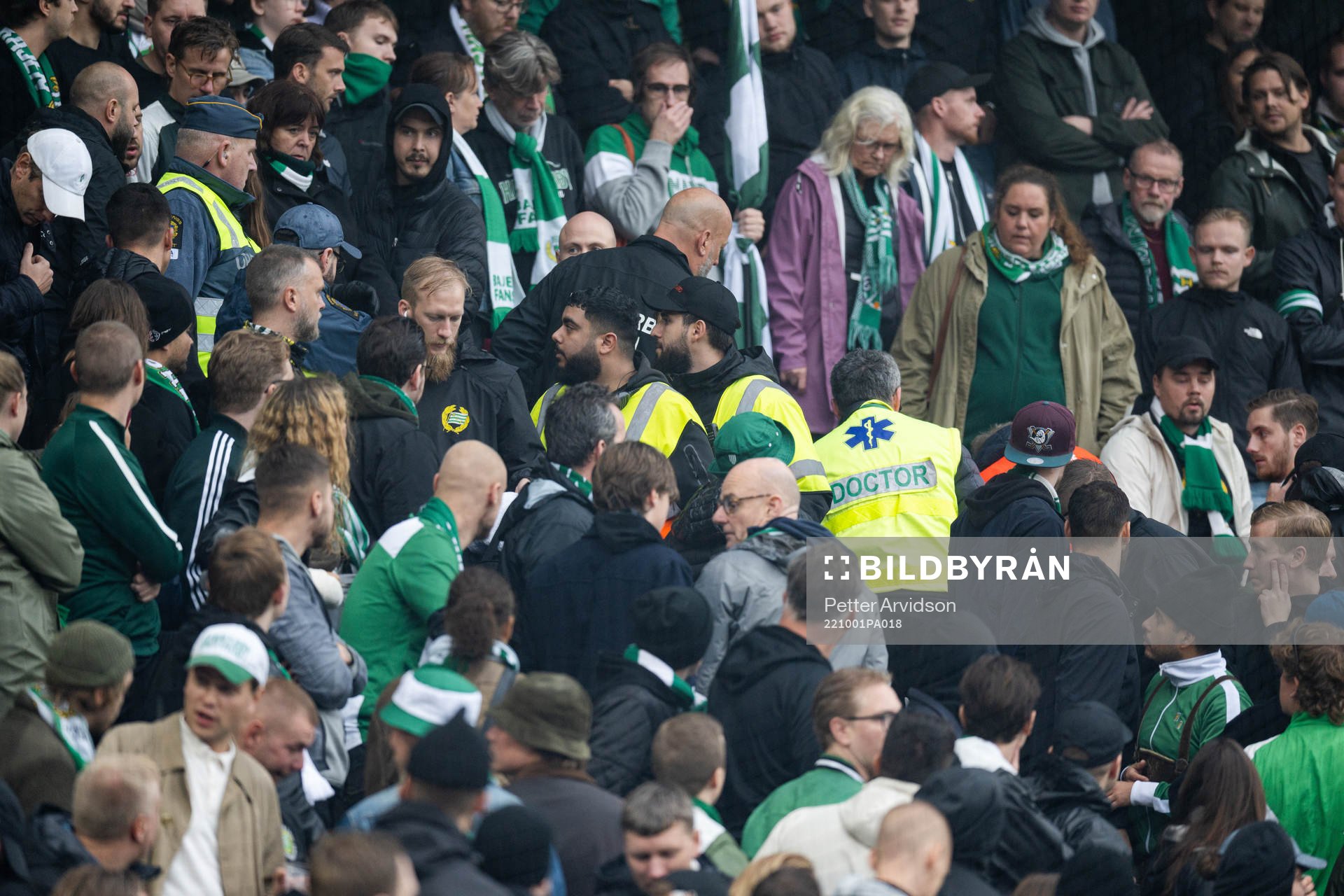 Sjukdomsfall bland Hammarbys supportrar