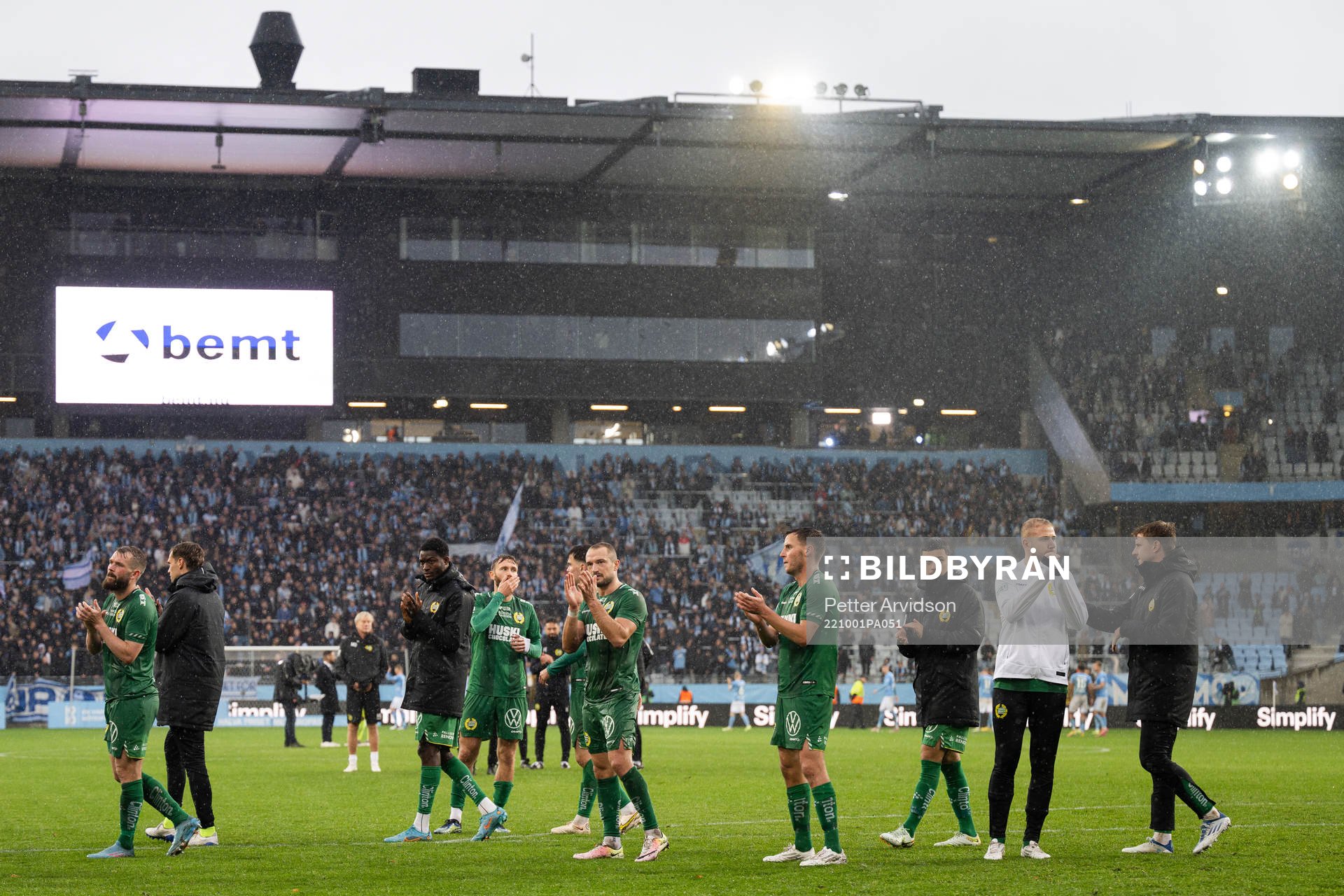Hammarbys spelare deppar