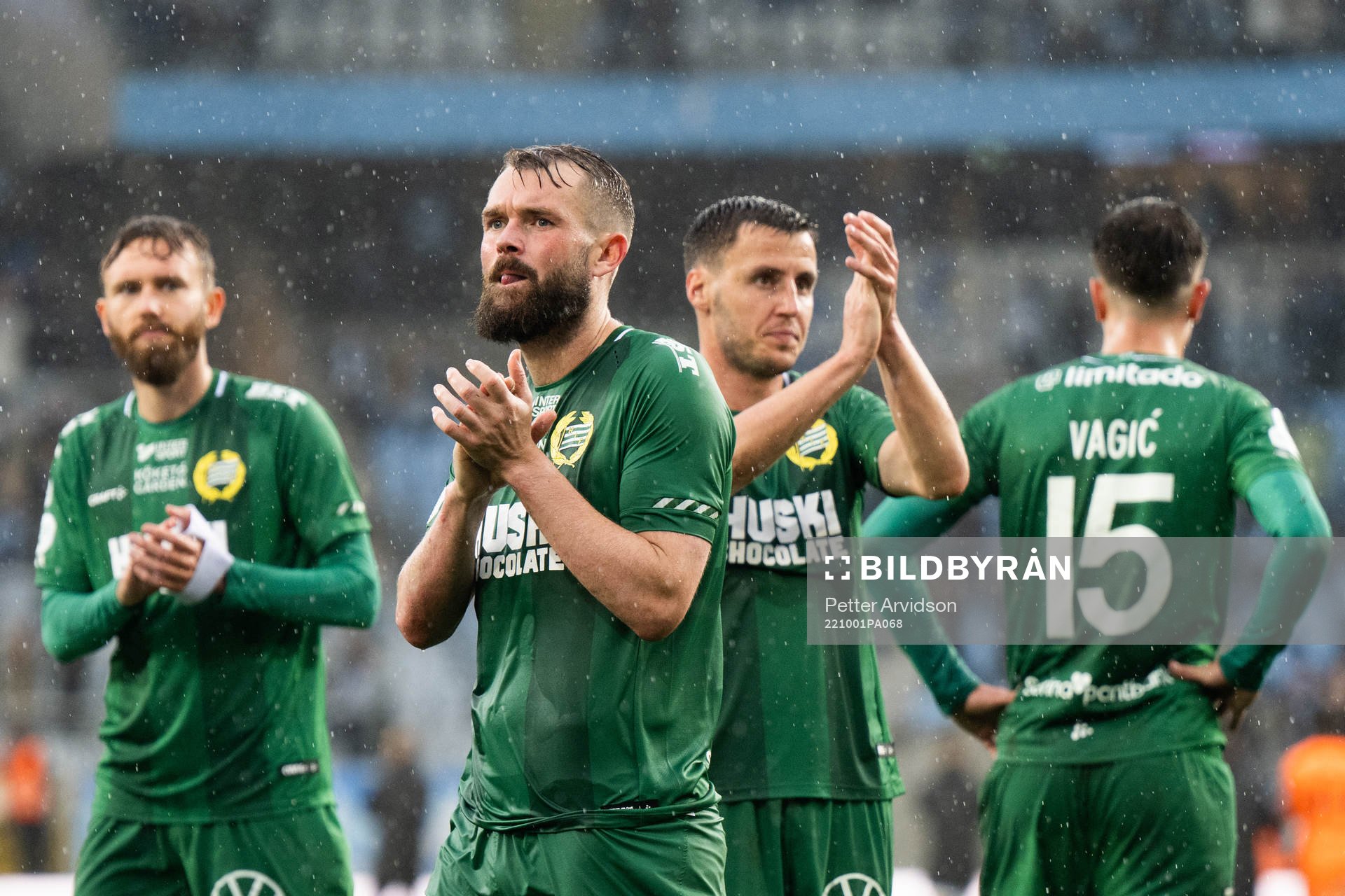 Hammarbys Mads Fenger Nielsen och Jeppe Andersen deppar