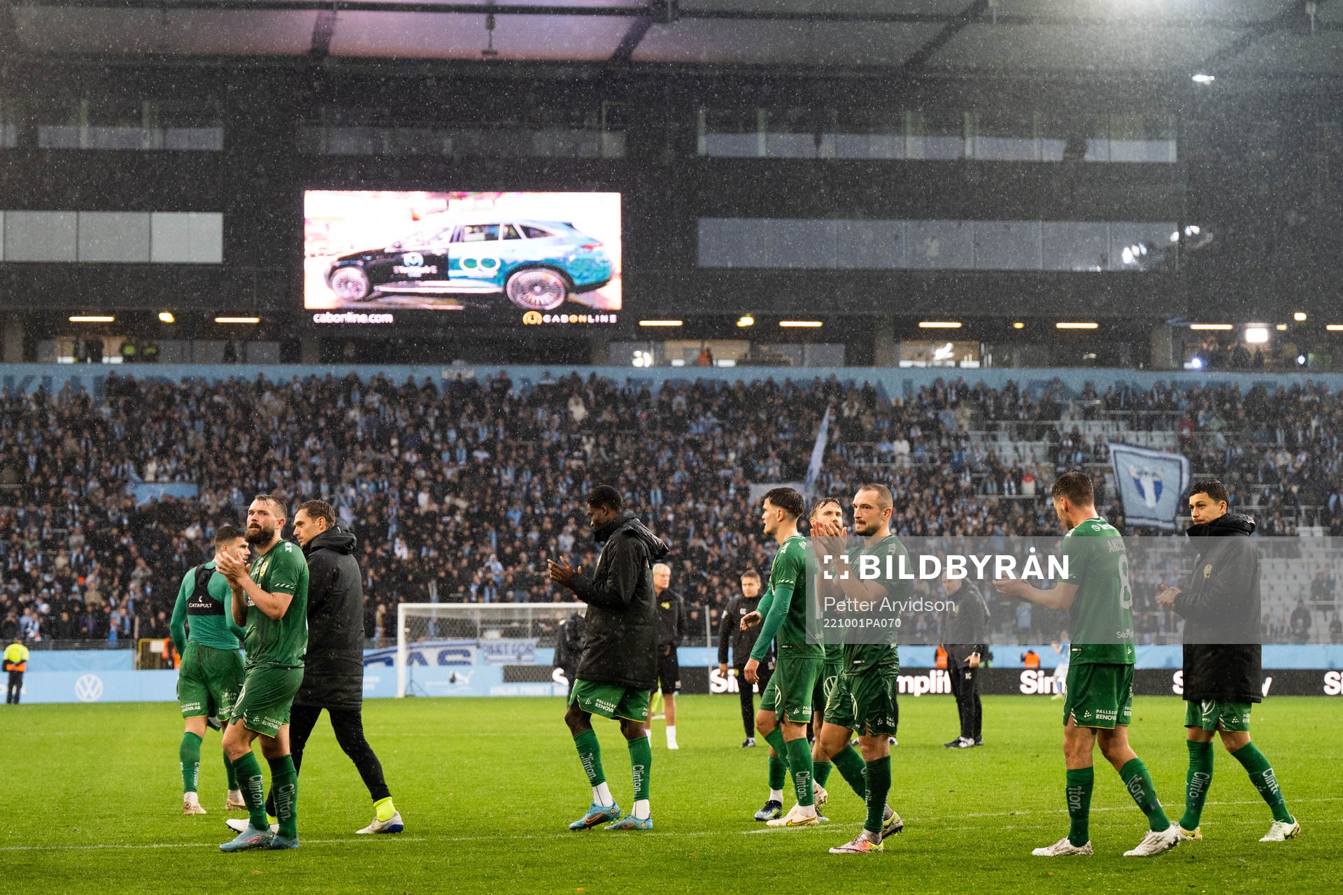 Hammarbys spelare deppar