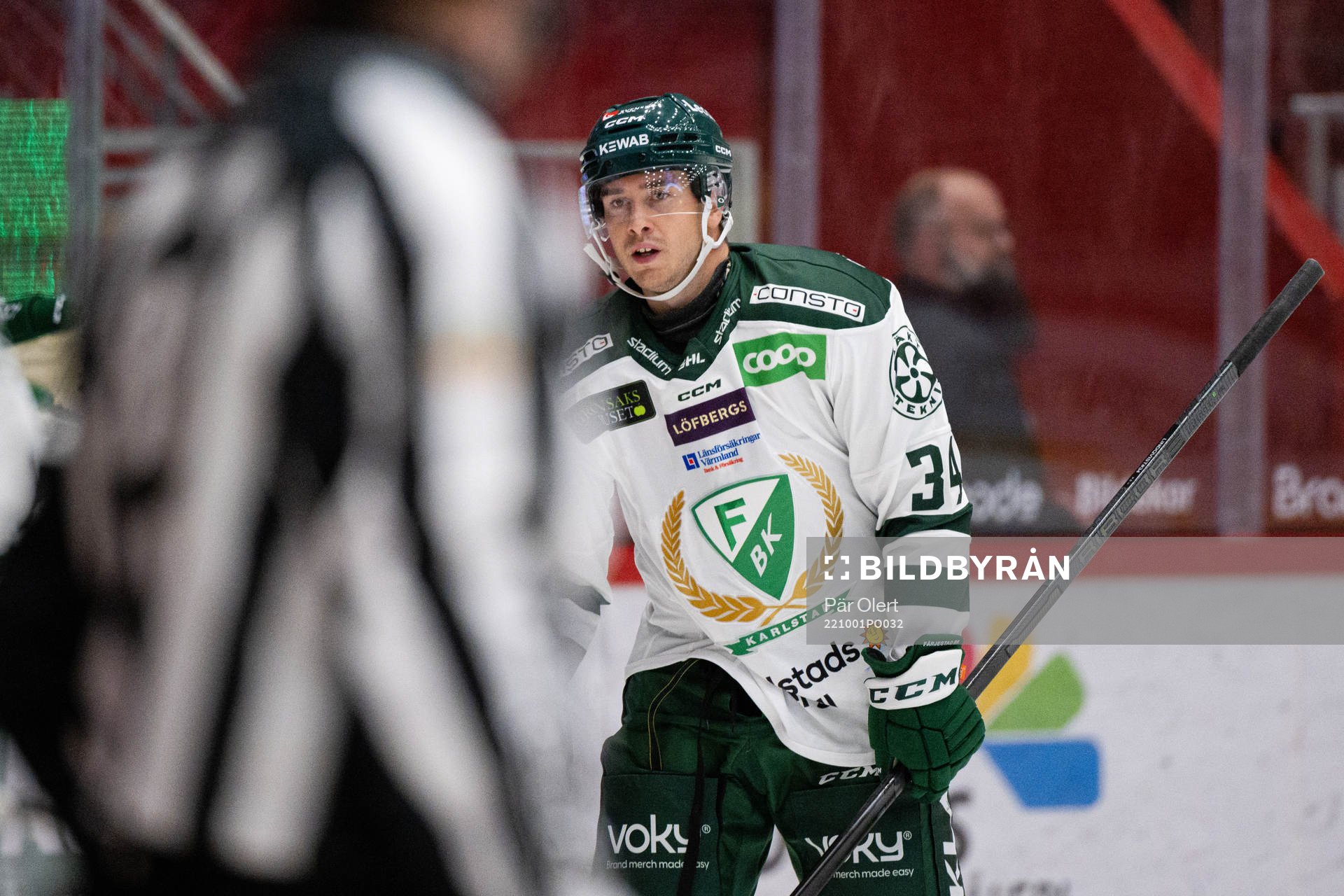 Färjestads Michael Lindqvist jublar