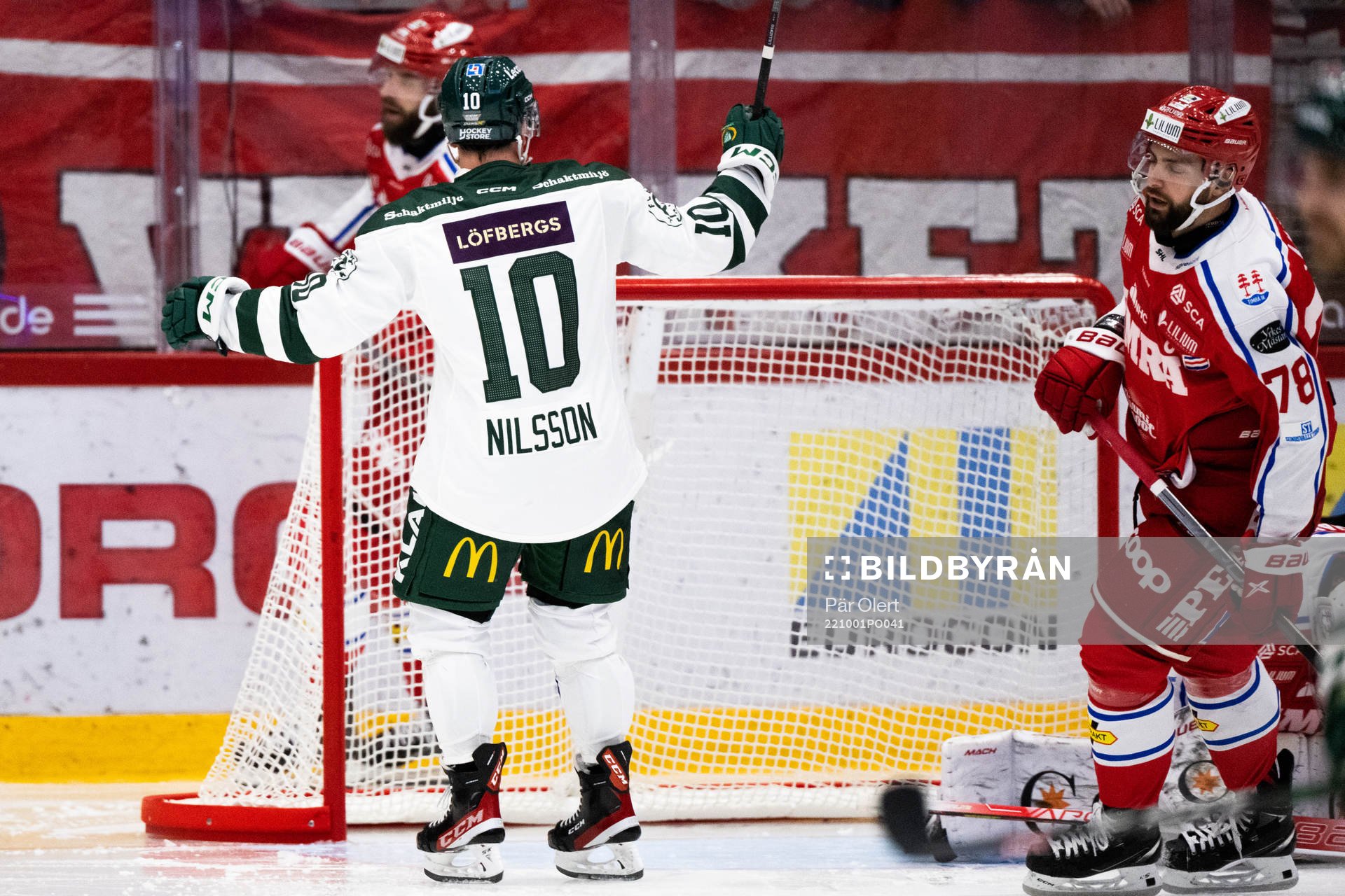 Färjestads Marcus Nilsson jublar