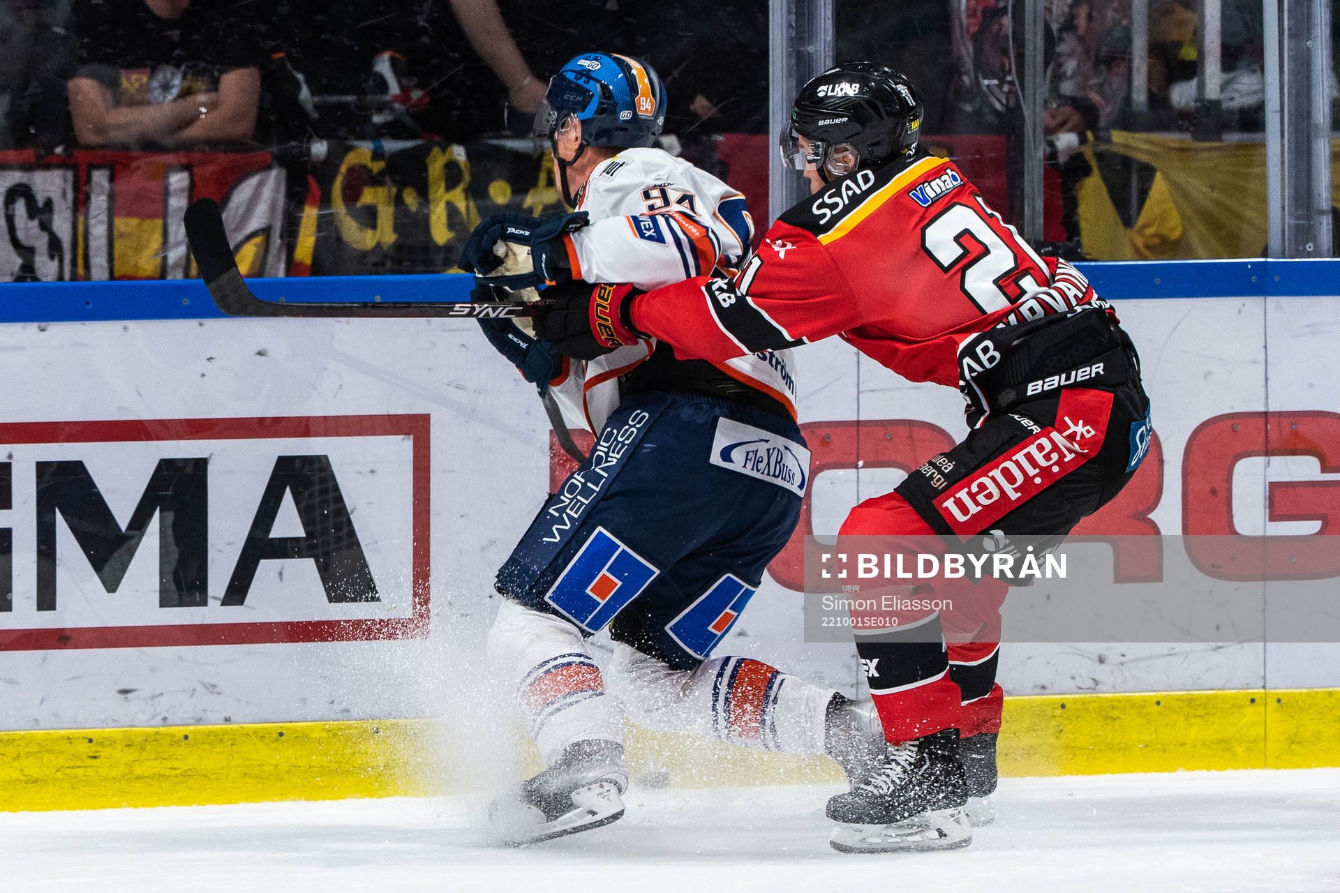 Växjös Joel Persson och Luleås Juhani Tyrväinen