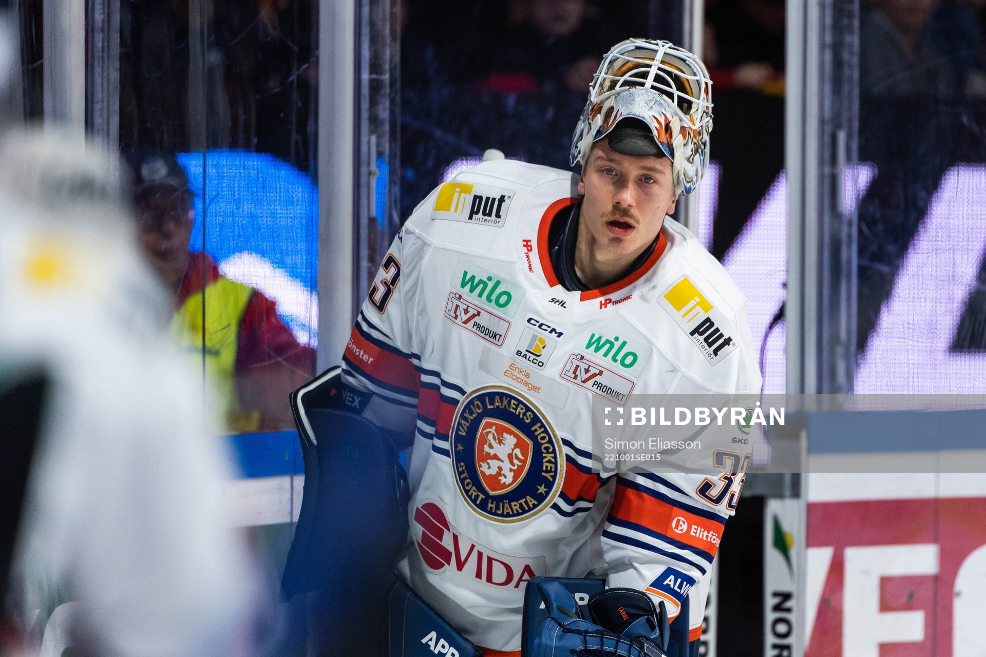 Växjös målvakt Emil Larmi