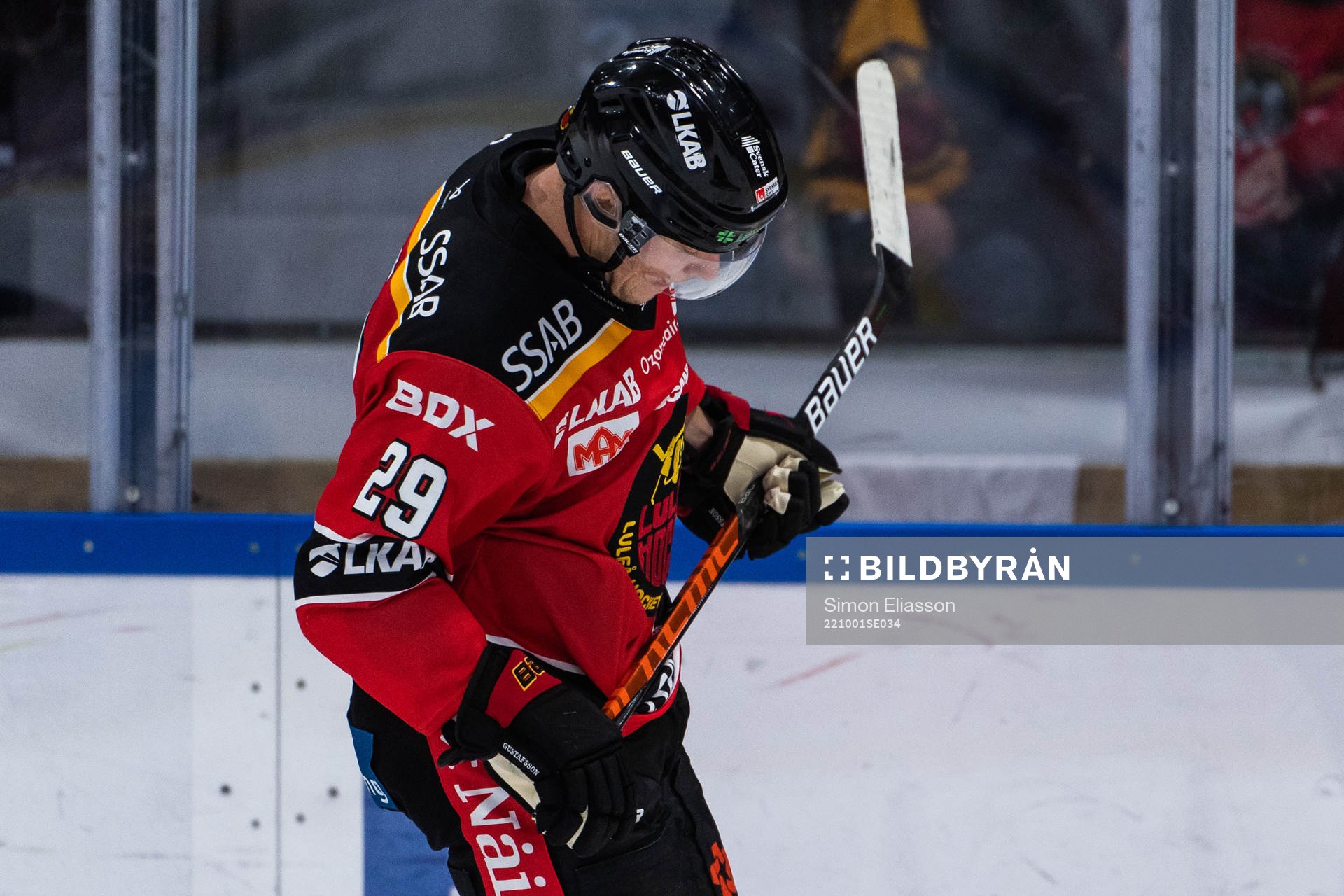Luleås Erik Gustafsson deppar