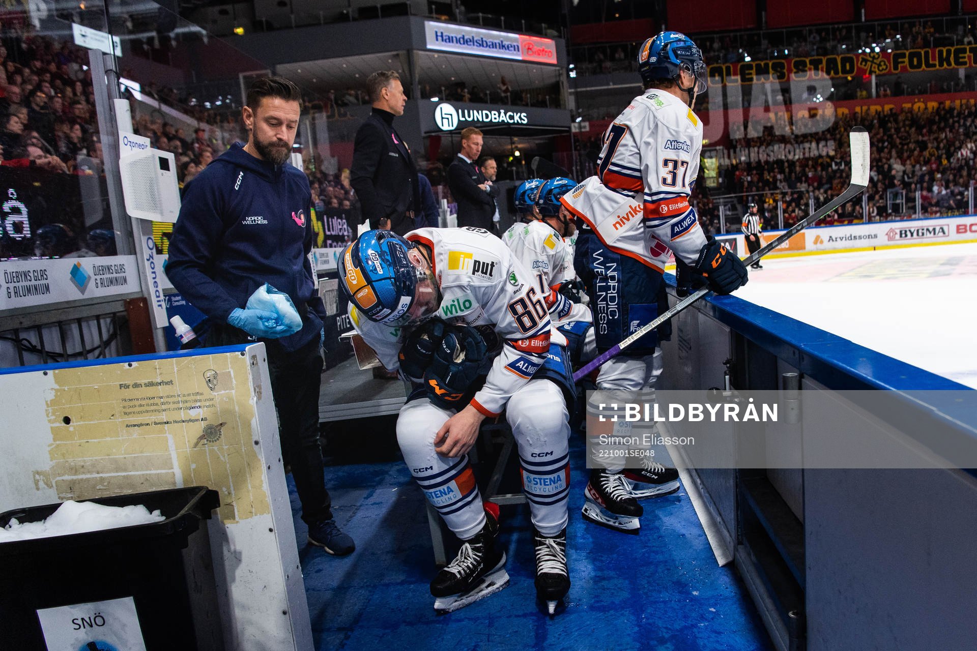 Växjös Joachim Blichfeld har ont