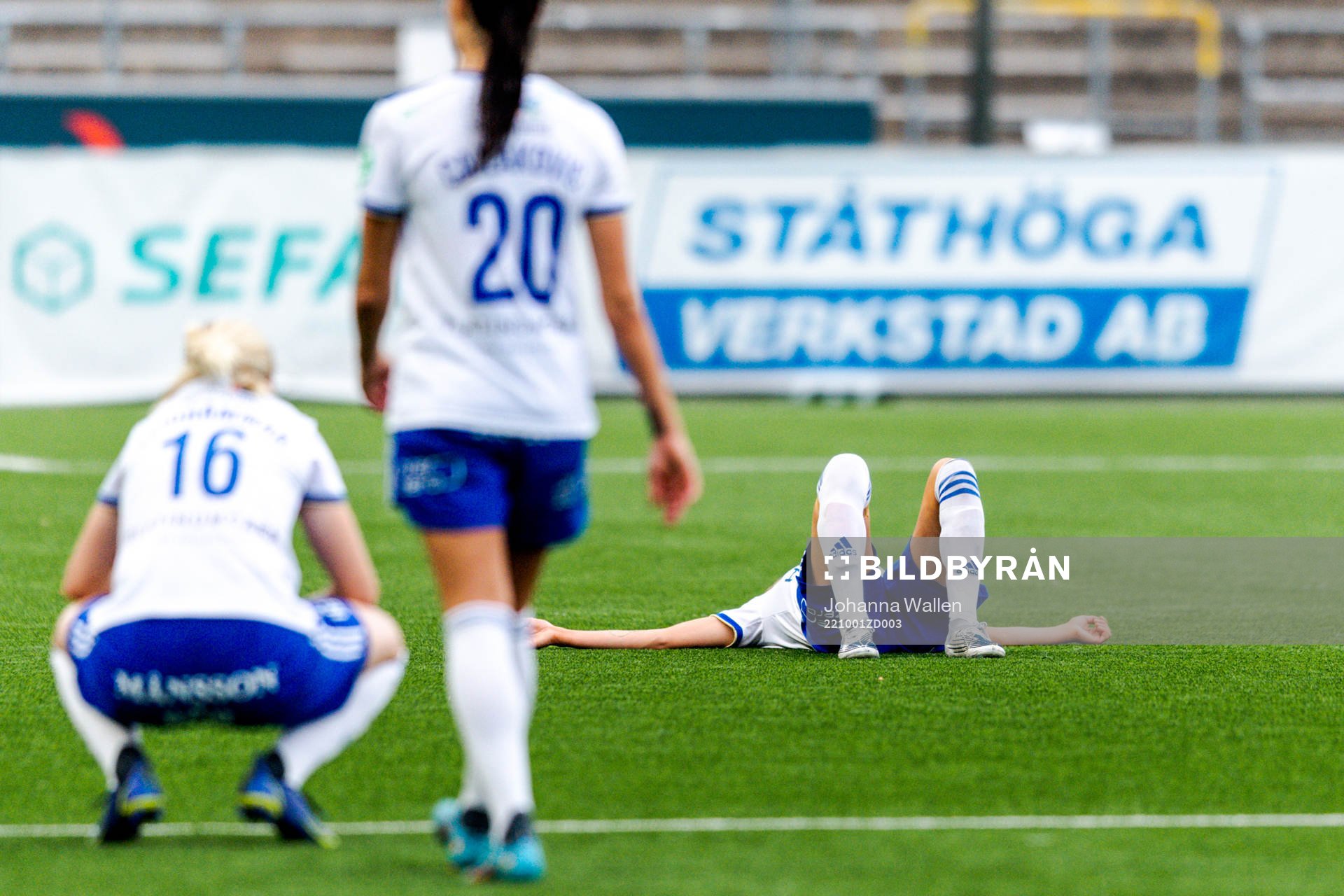 IFK Norrköpings Wilma Leidhammar, Selma Cajlakovic och My