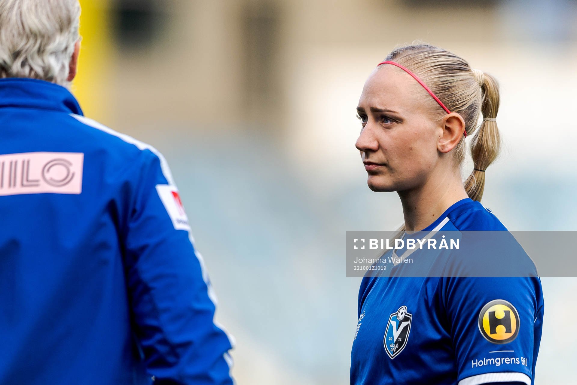 Växjös målvakt Louise Högrell Ledbetter