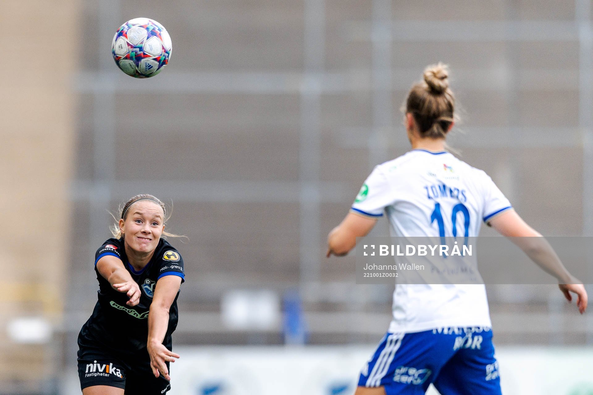 Växjös Amanda Altheden och IFK Norrköpings Diljá Ýr