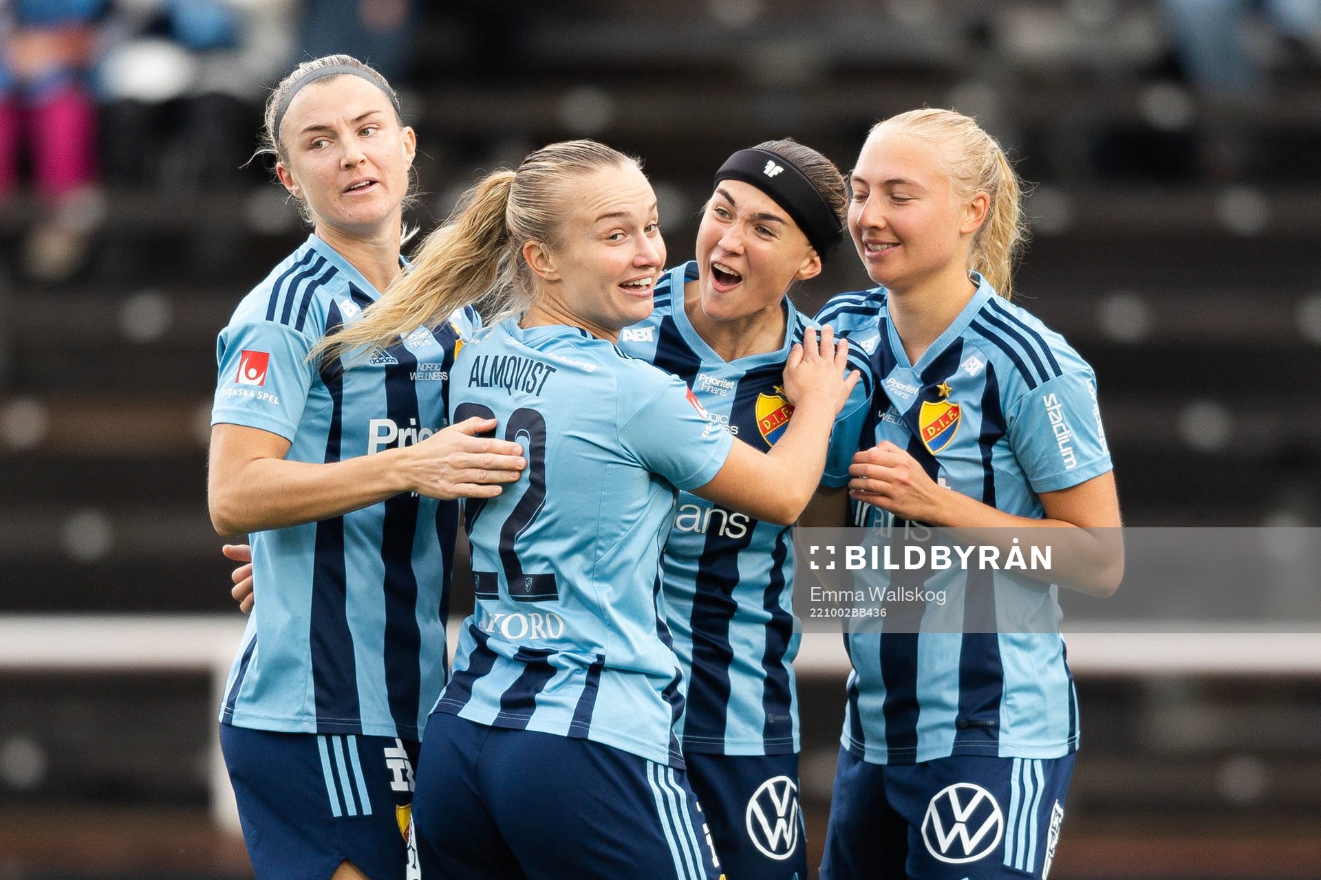 Djurgårdens Emelie Asplund Lövgren , Ebba Hed, Lova