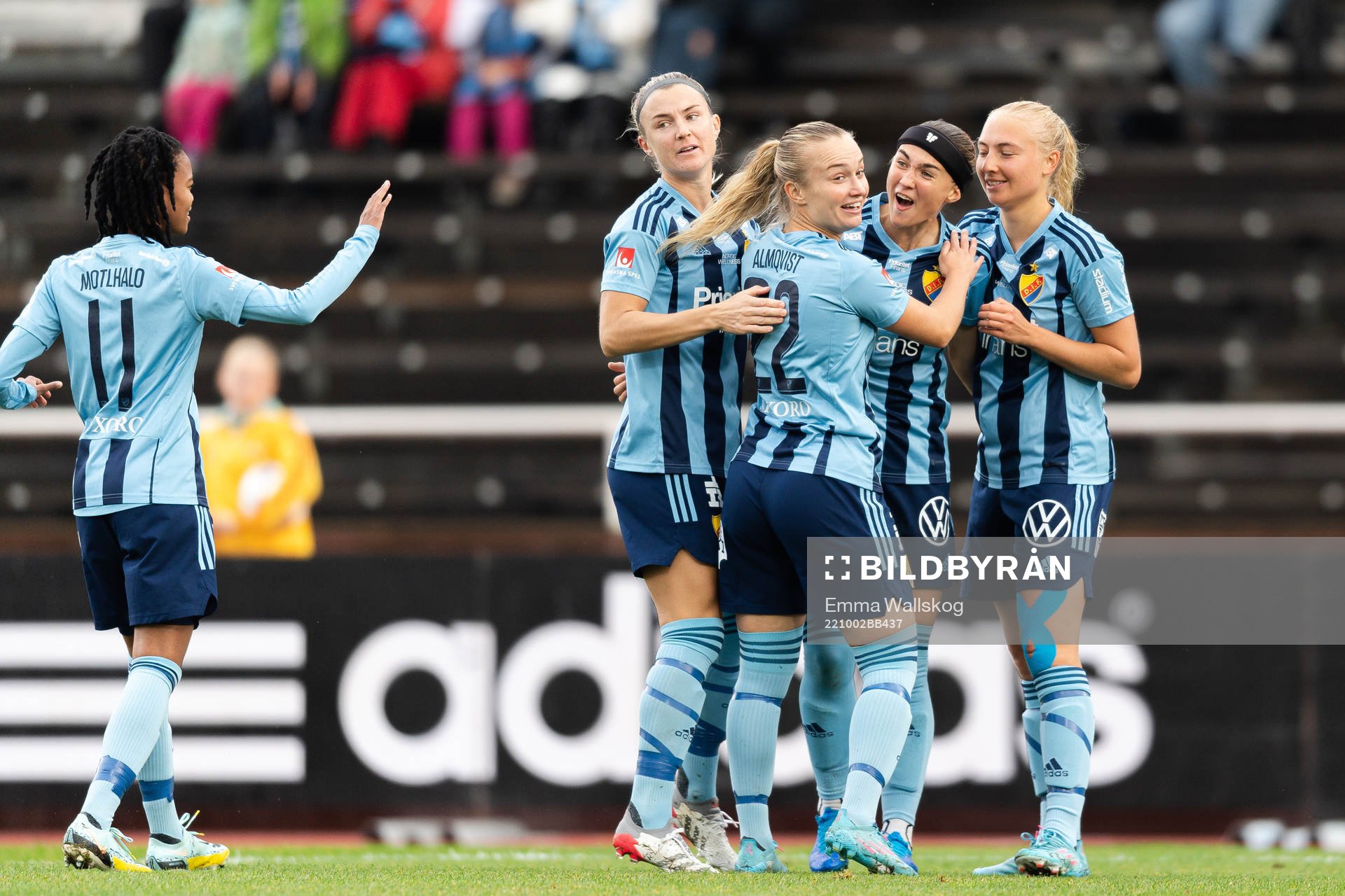 Djurgårdens Emelie Asplund Lövgren , Ebba Hed, Lova