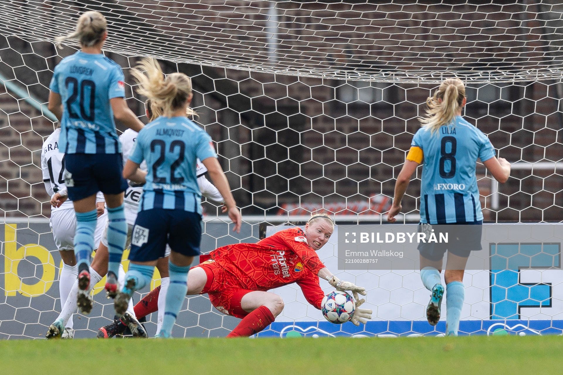 Djurgårdens målvakt Hedvig Lindahl