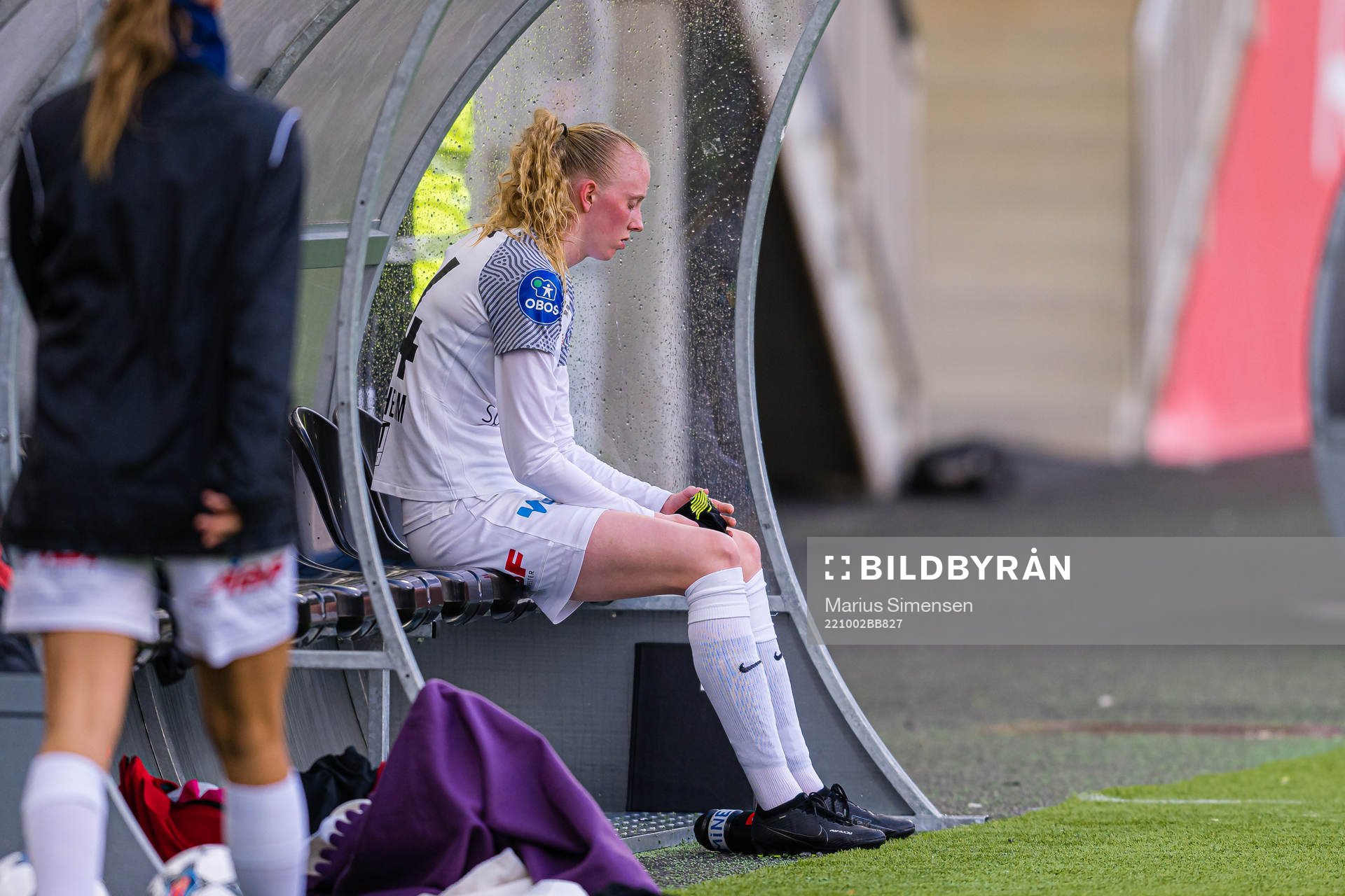 Tomine Svendheim of Arna-Bjørnar looks dejected