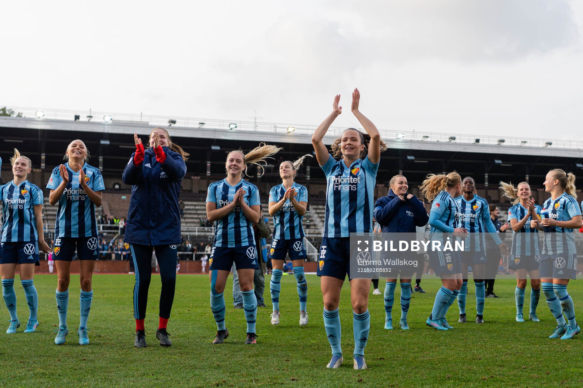 Djurgårdens spelare jublar