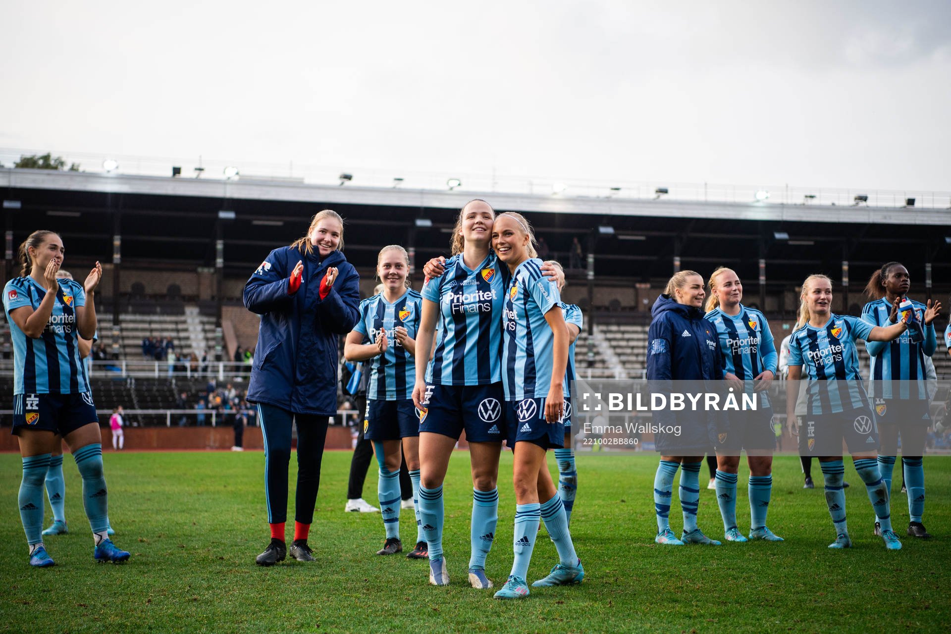 Djurgårdens Julia Walentowicz och Sara Lilja Vidlund