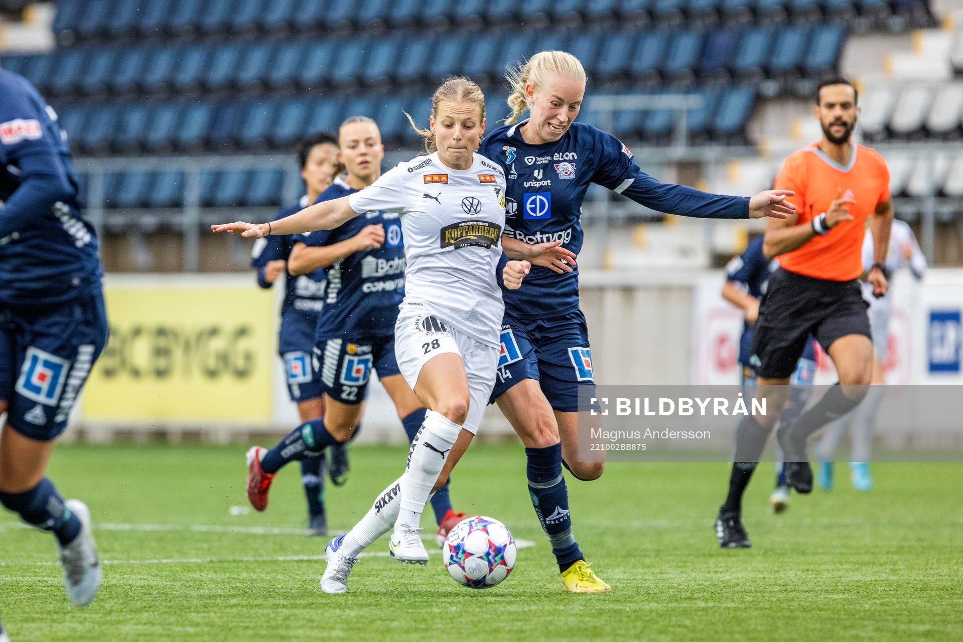 Häckens Anna Anvegård och Linköpings Amalie Vangsgaard