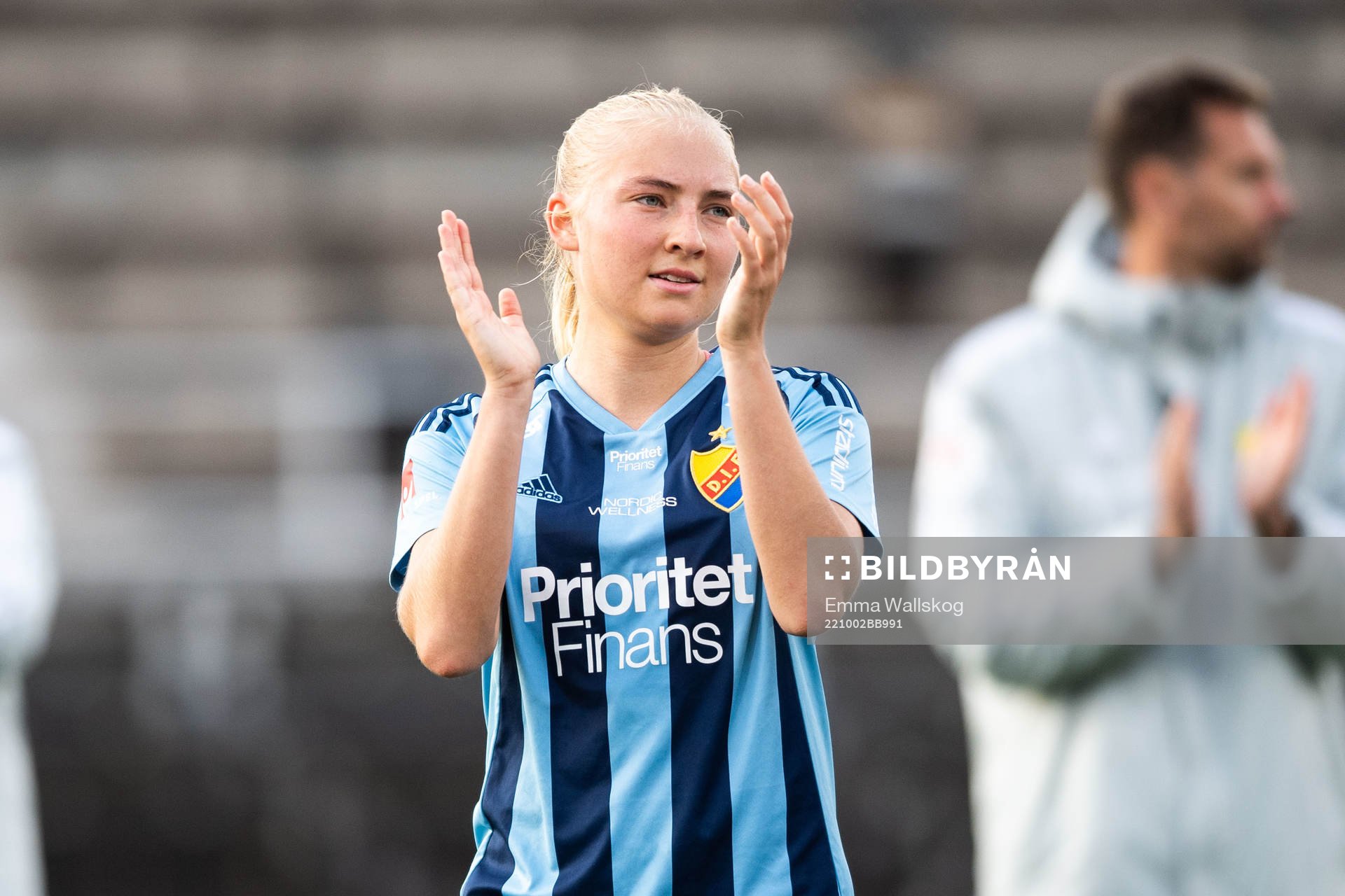 Djurgårdens Stinalisa Johansson jublar