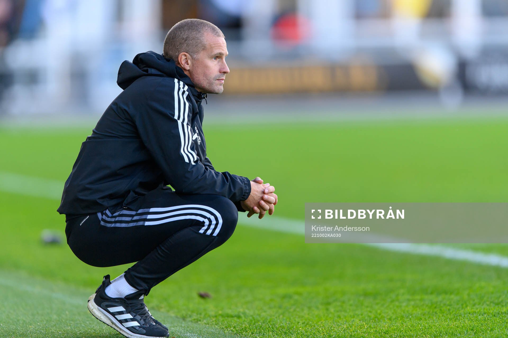 Falkenbergs tränare Christoffer Andersson