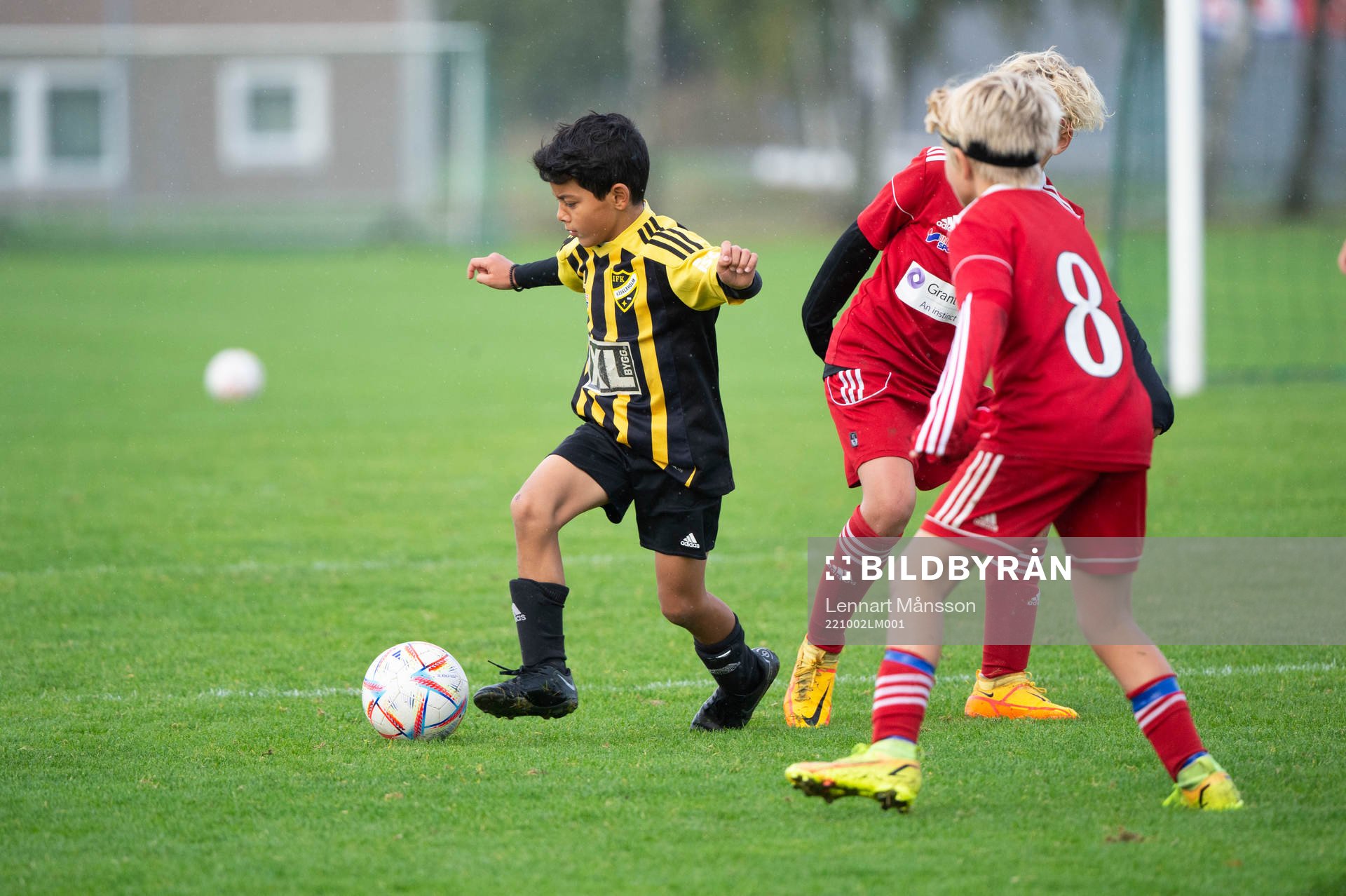 i matchen för pojkar födda 2012, U10, mellan IFK