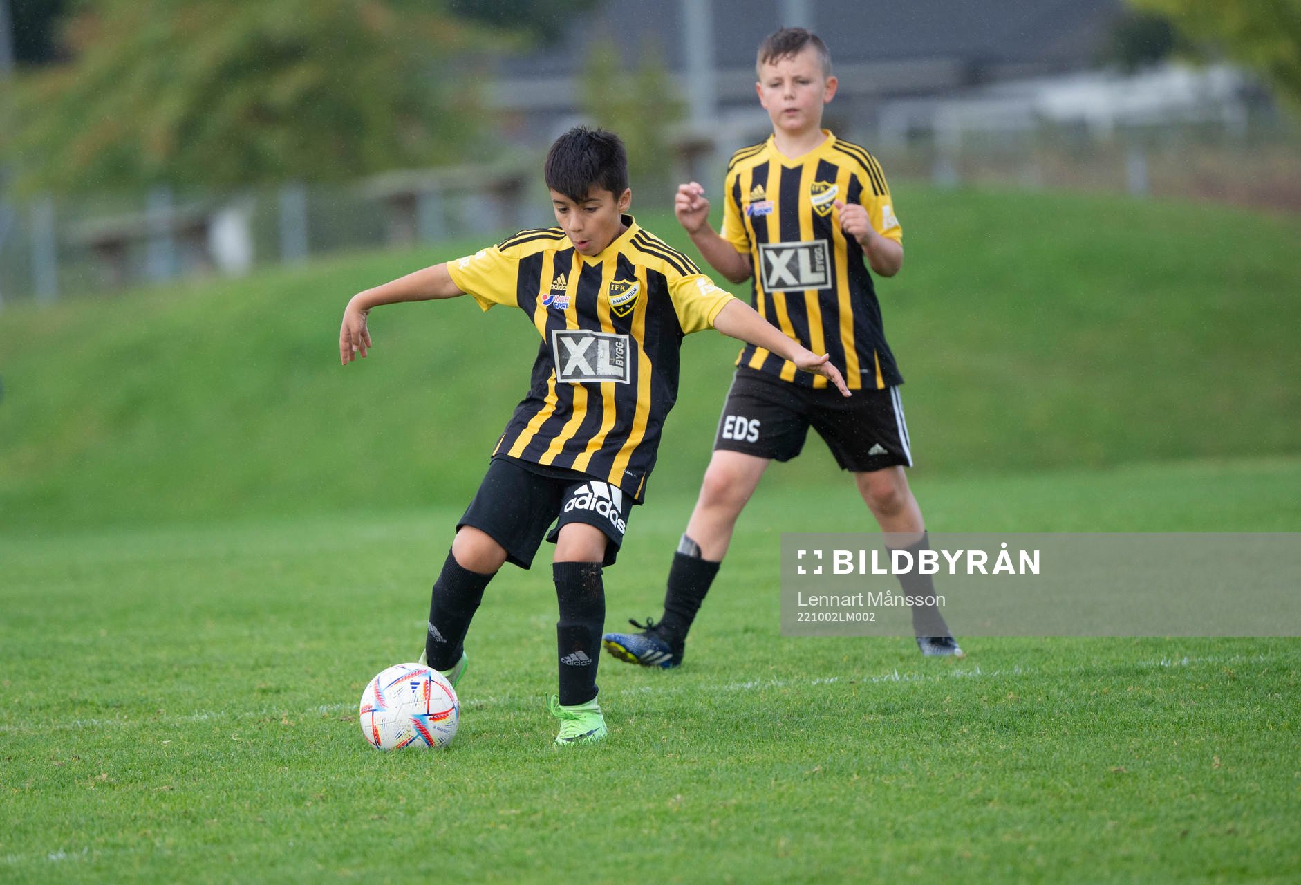 i matchen för pojkar födda 2012, U10, mellan IFK