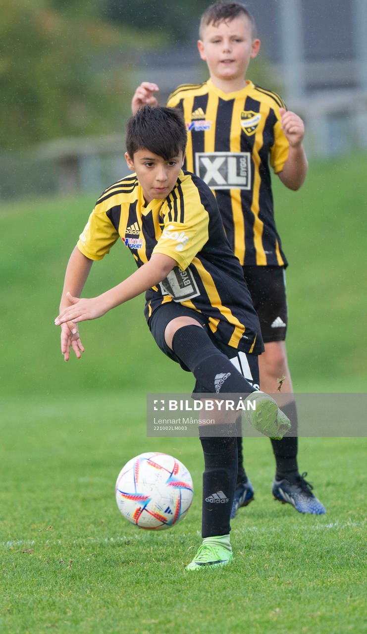 i matchen för pojkar födda 2012, U10, mellan IFK
