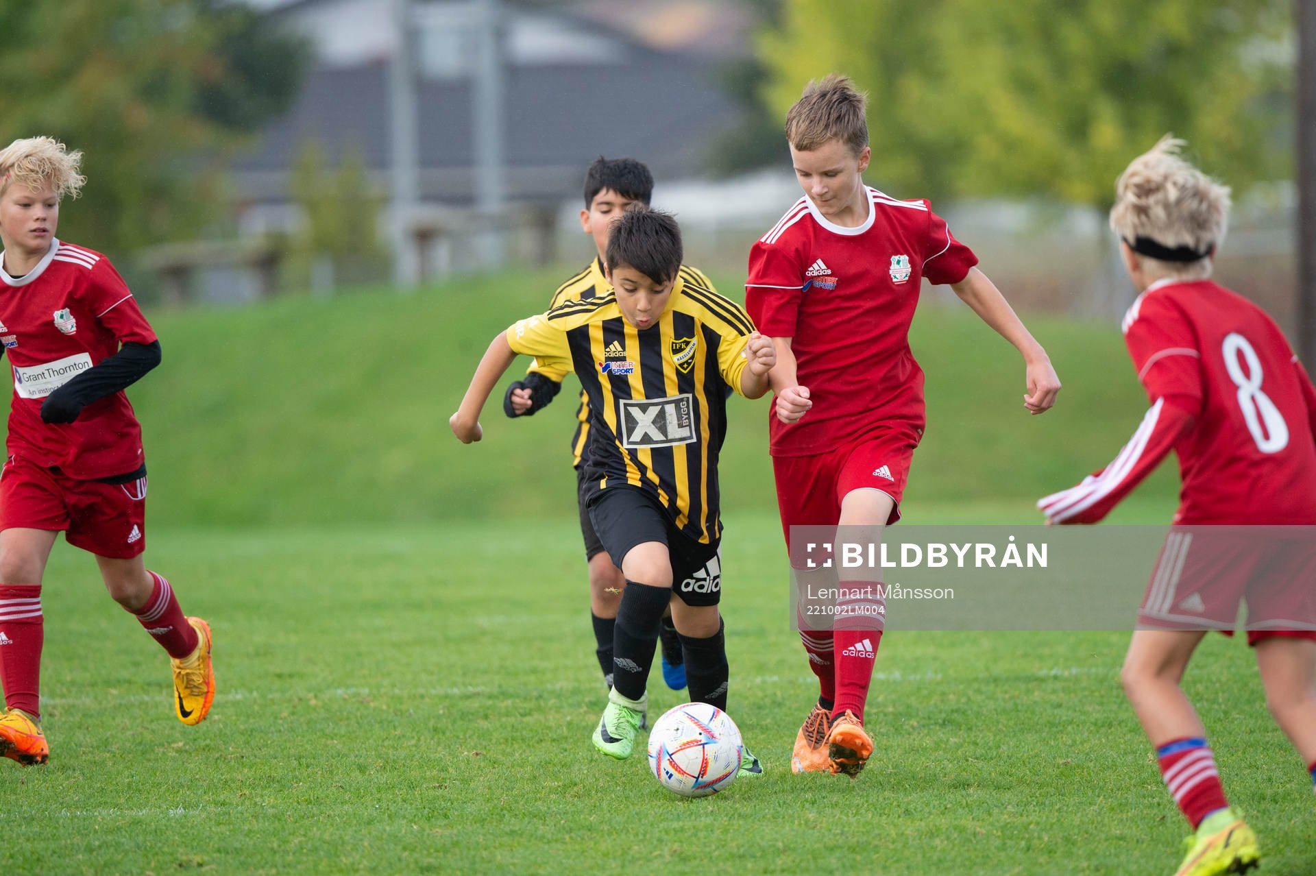i matchen för pojkar födda 2012, U10, mellan IFK
