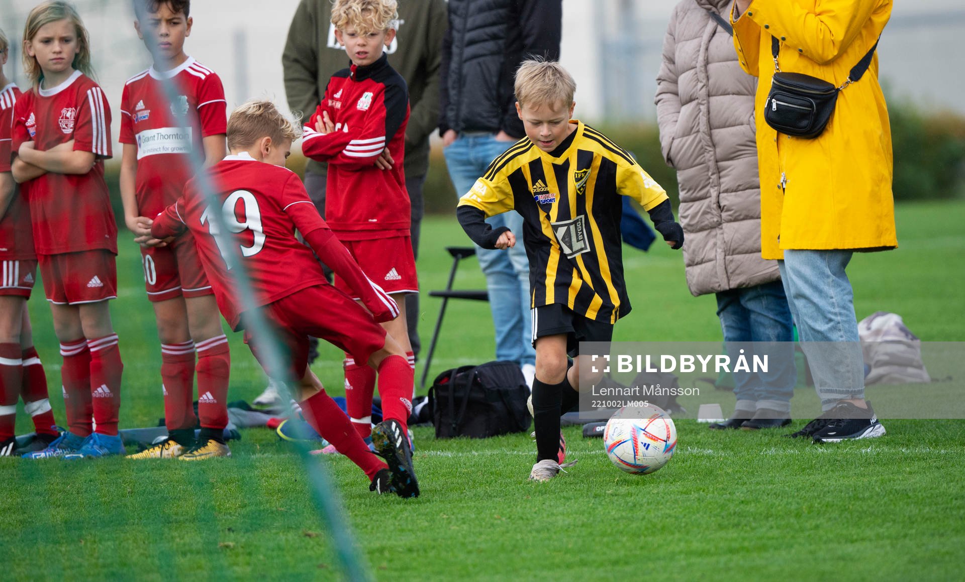 i matchen för pojkar födda 2012, U10, mellan IFK