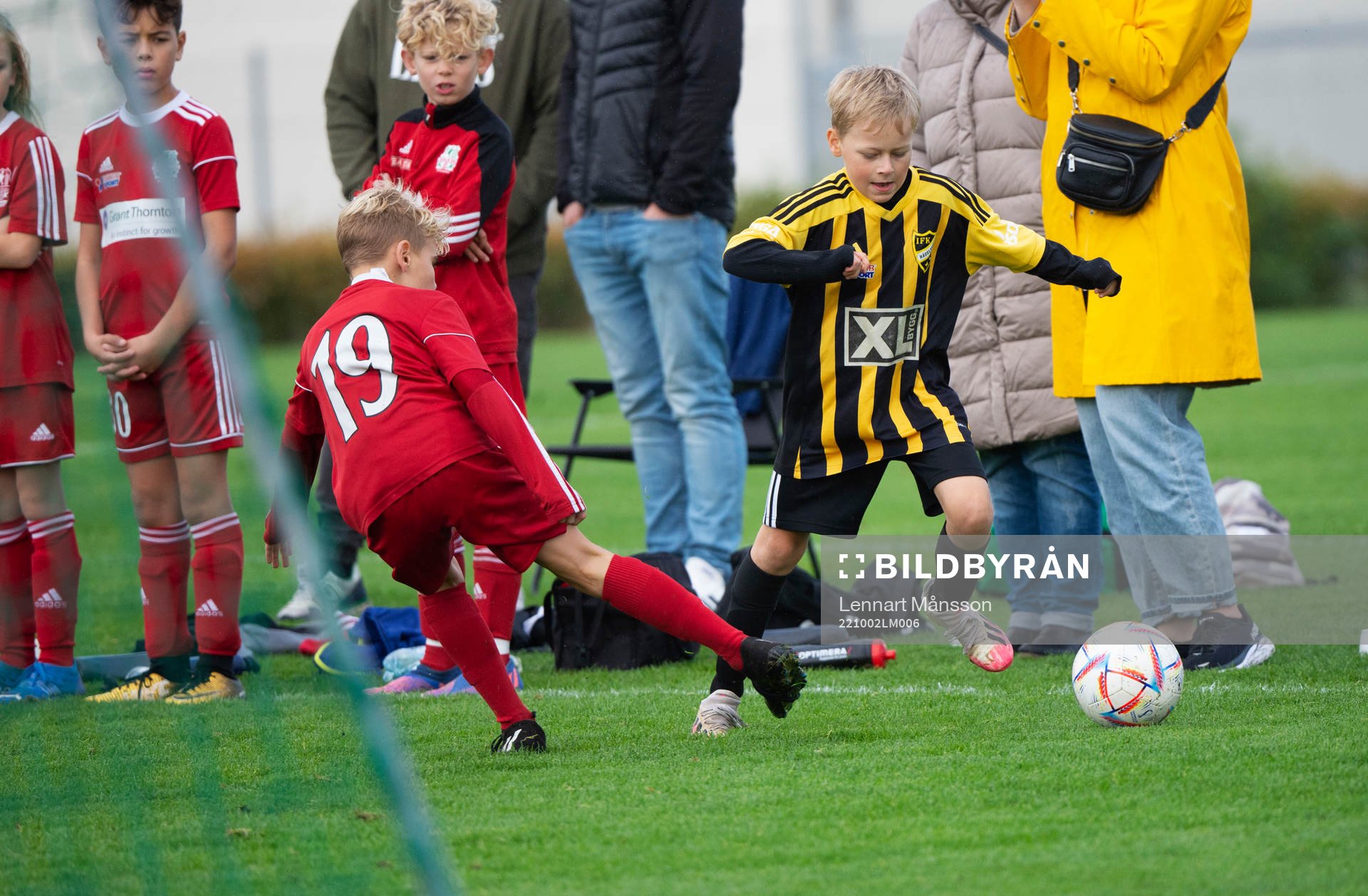 i matchen för pojkar födda 2012, U10, mellan IFK