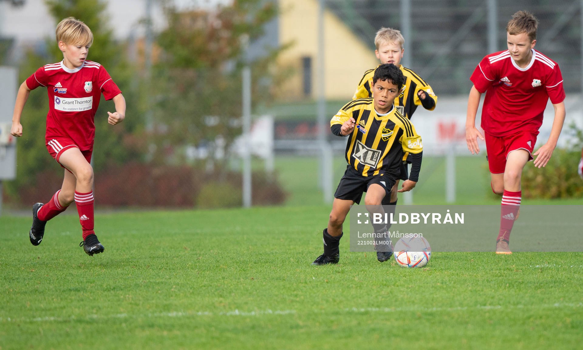 i matchen för pojkar födda 2012, U10, mellan IFK