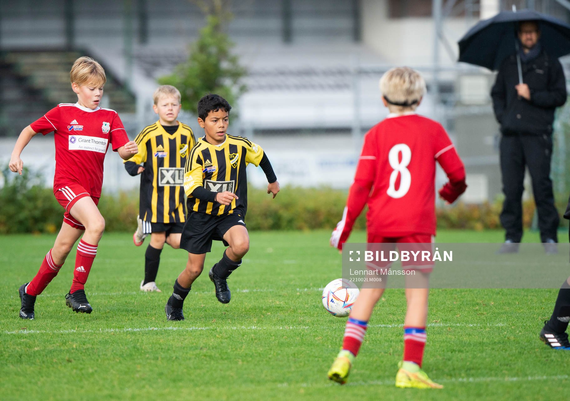 i matchen för pojkar födda 2012, U10, mellan IFK