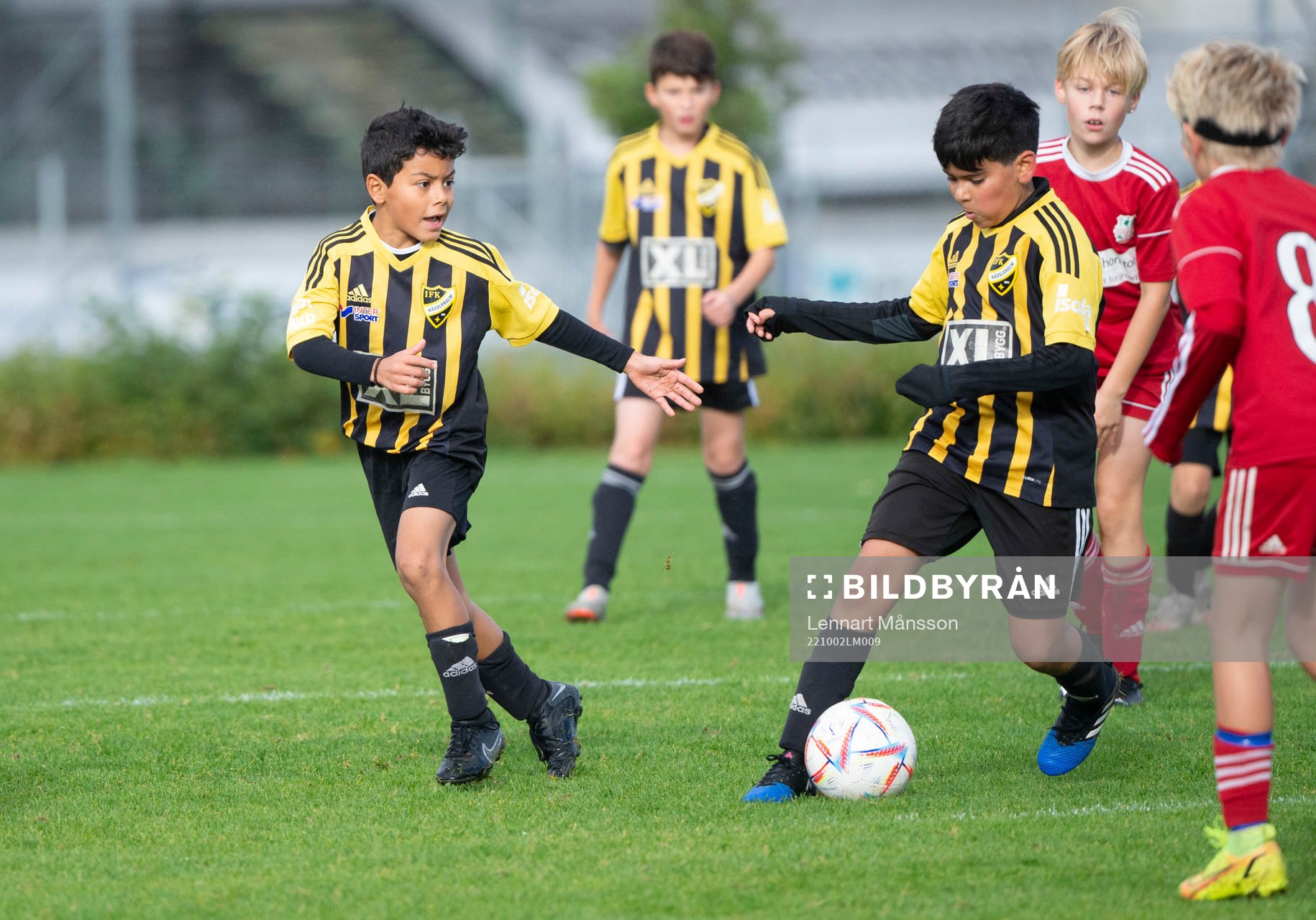 i matchen för pojkar födda 2012, U10, mellan IFK
