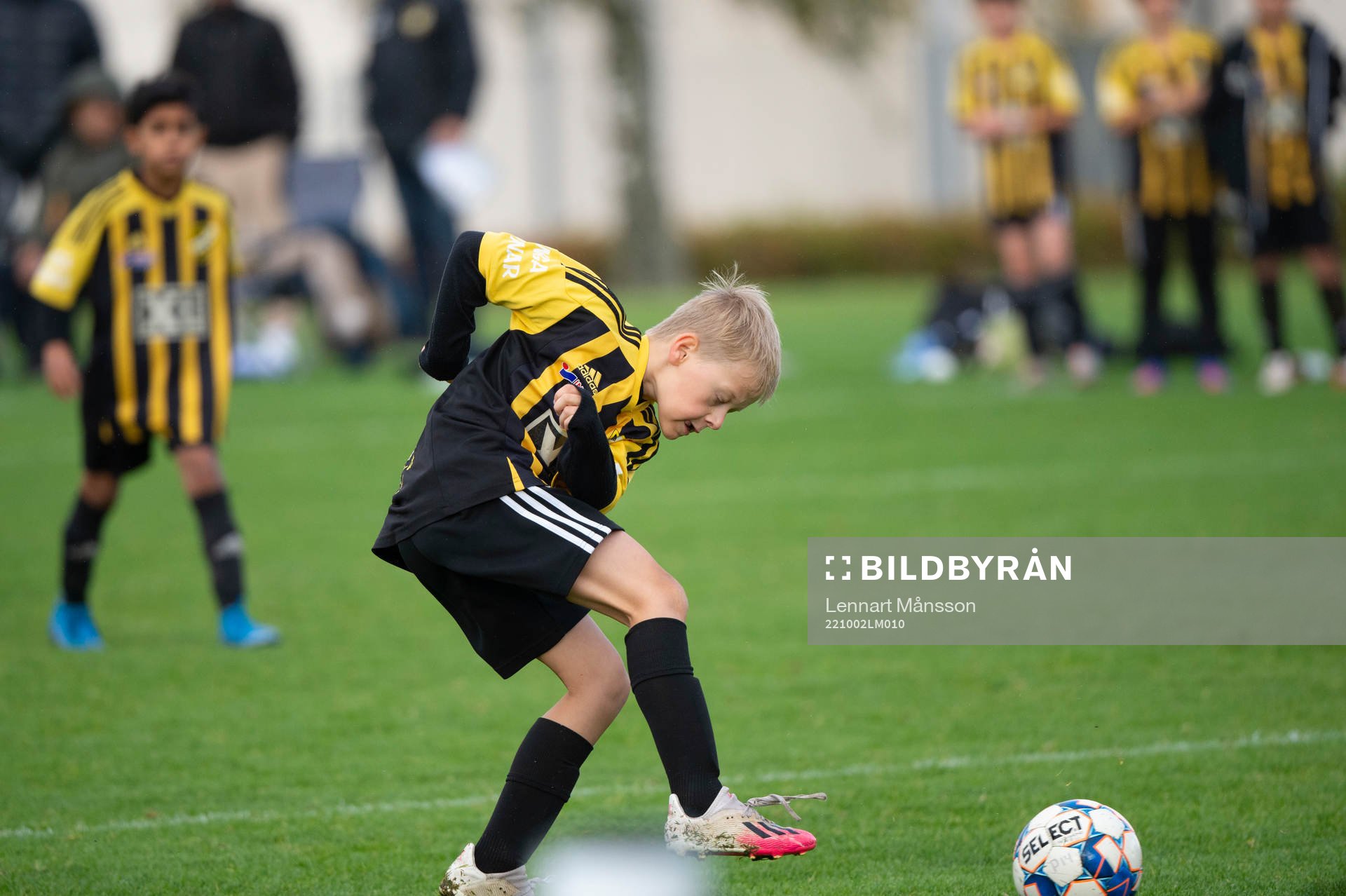i matchen för pojkar födda 2012, U10, mellan IFK