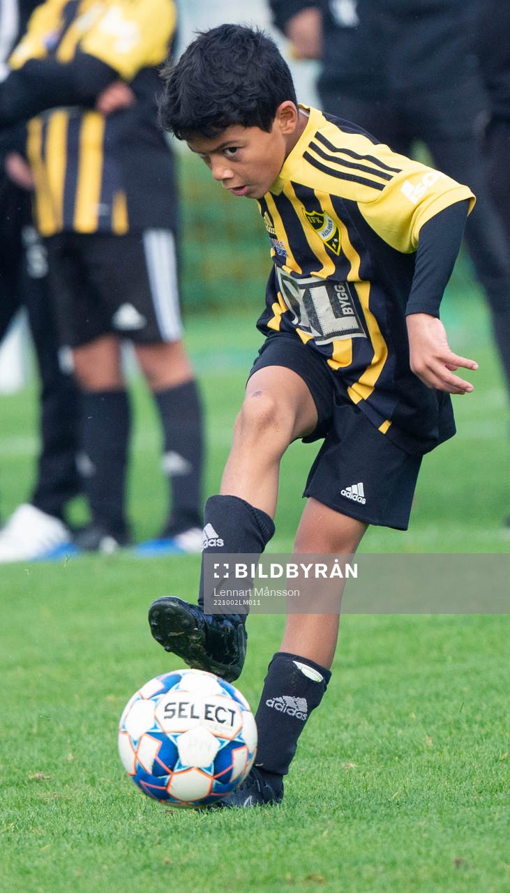 i matchen för pojkar födda 2012, U10, mellan IFK
