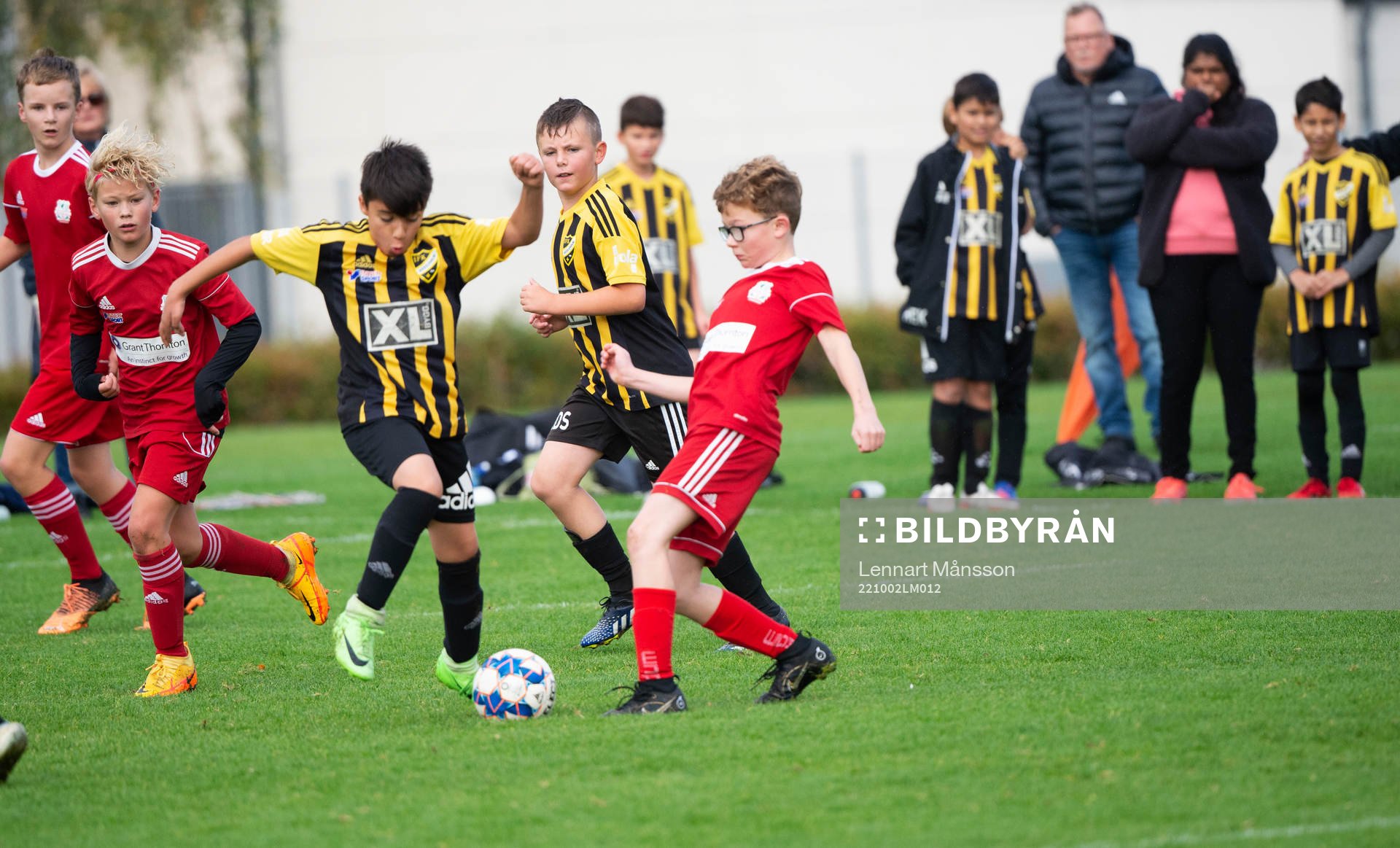 i matchen för pojkar födda 2012, U10, mellan IFK