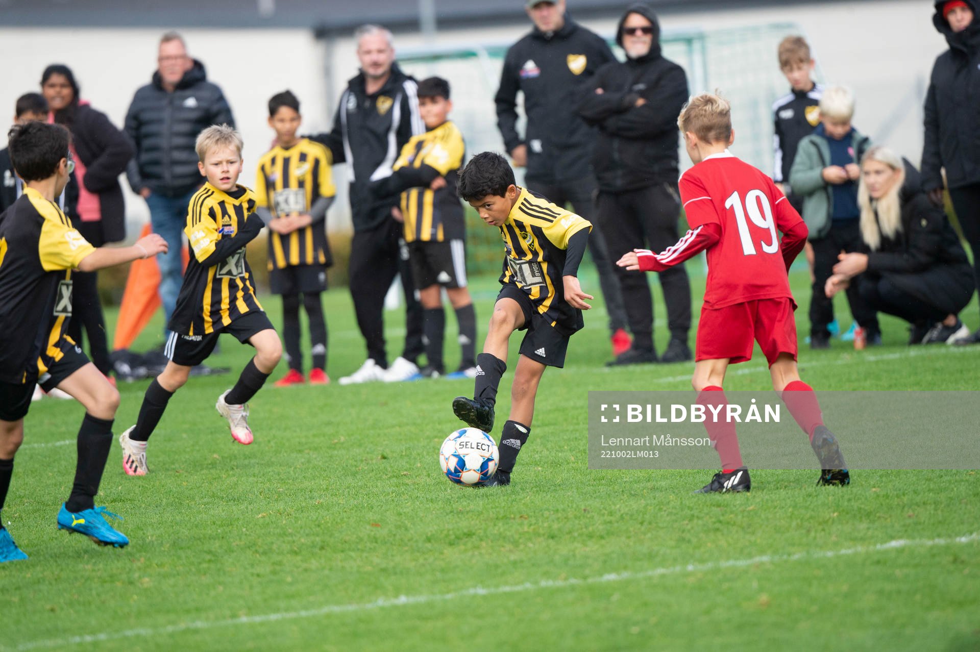 i matchen för pojkar födda 2012, U10, mellan IFK