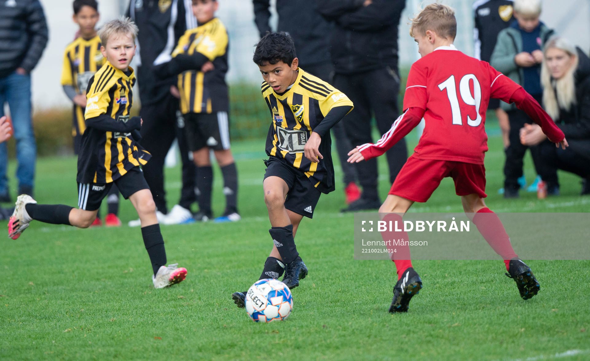 i matchen för pojkar födda 2012, U10, mellan IFK
