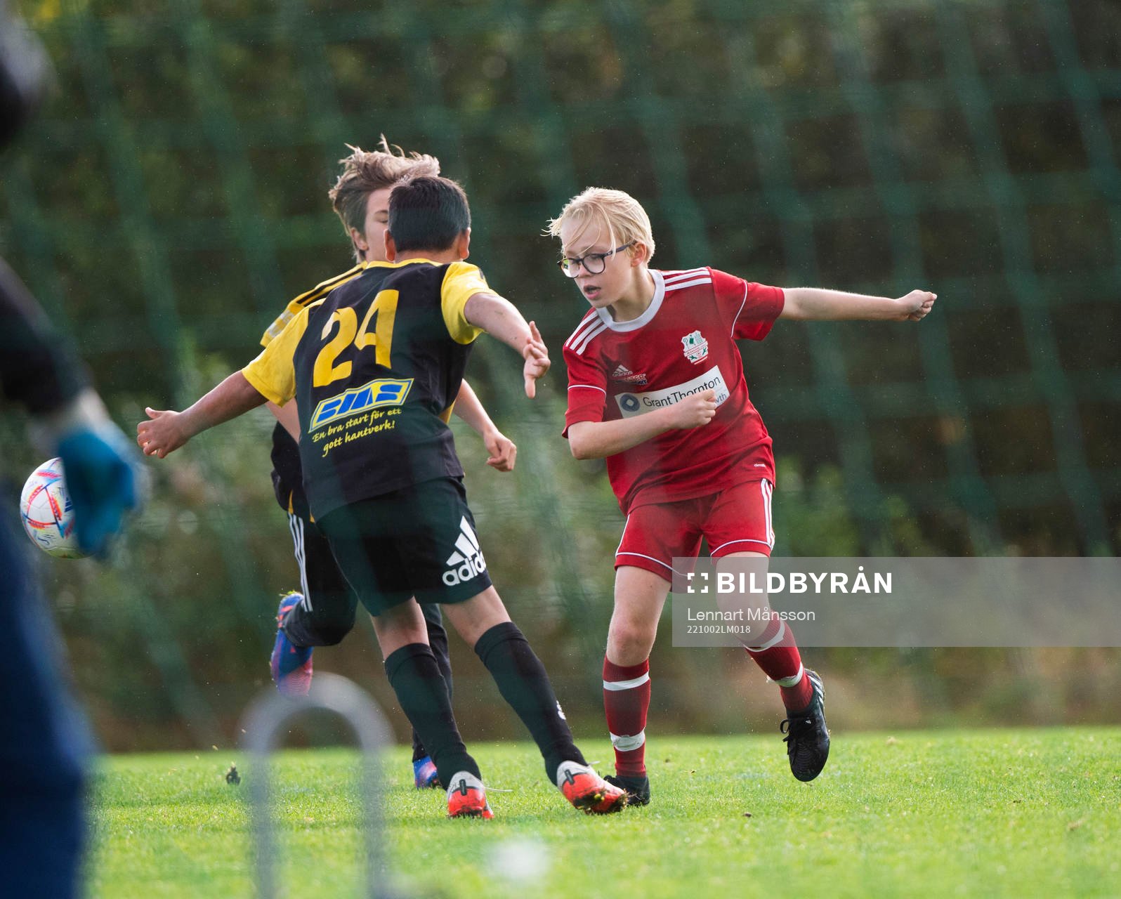 i matchen för pojkar födda 2012, U10, mellan IFK