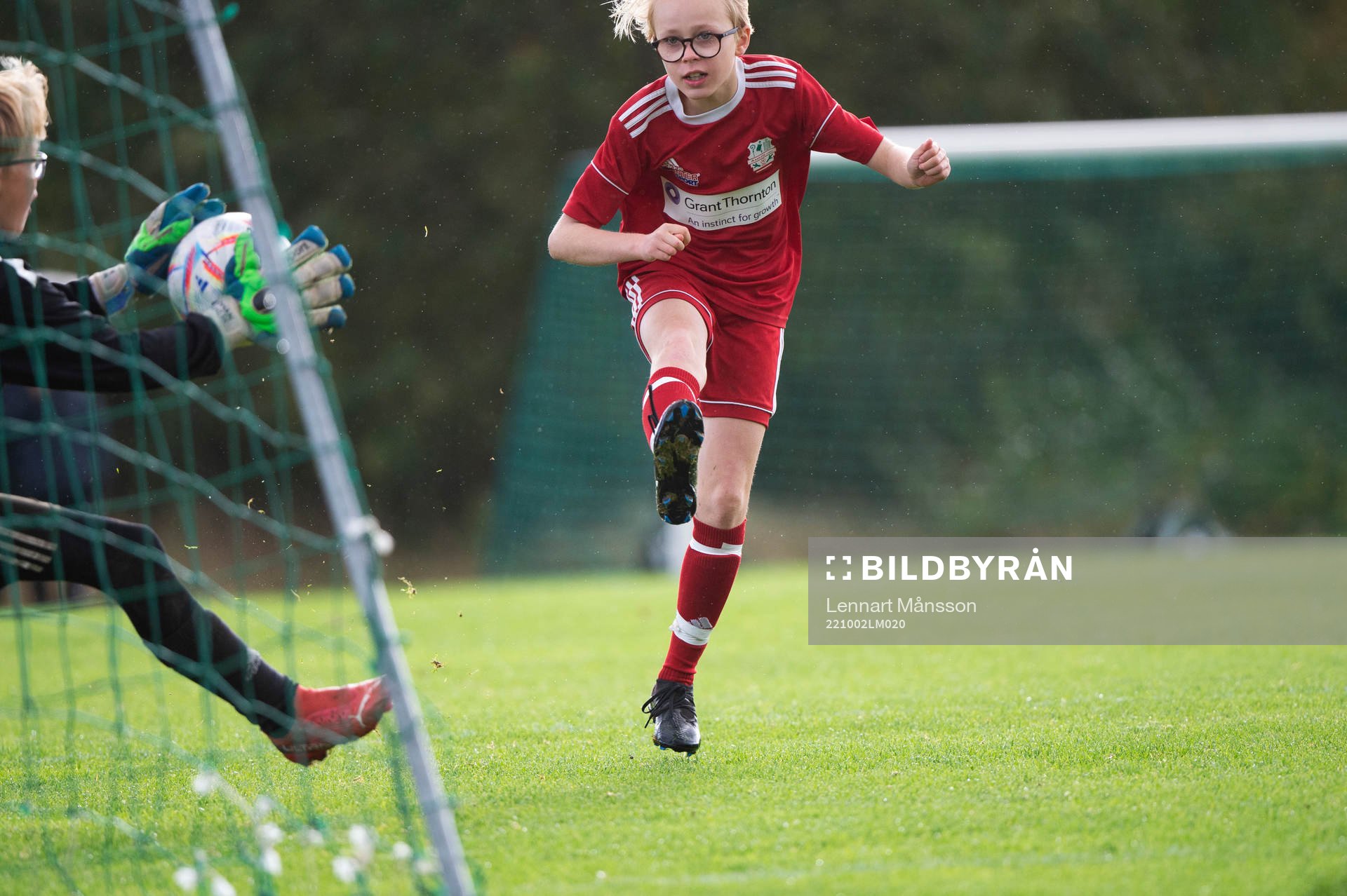 i matchen för pojkar födda 2012, U10, mellan IFK