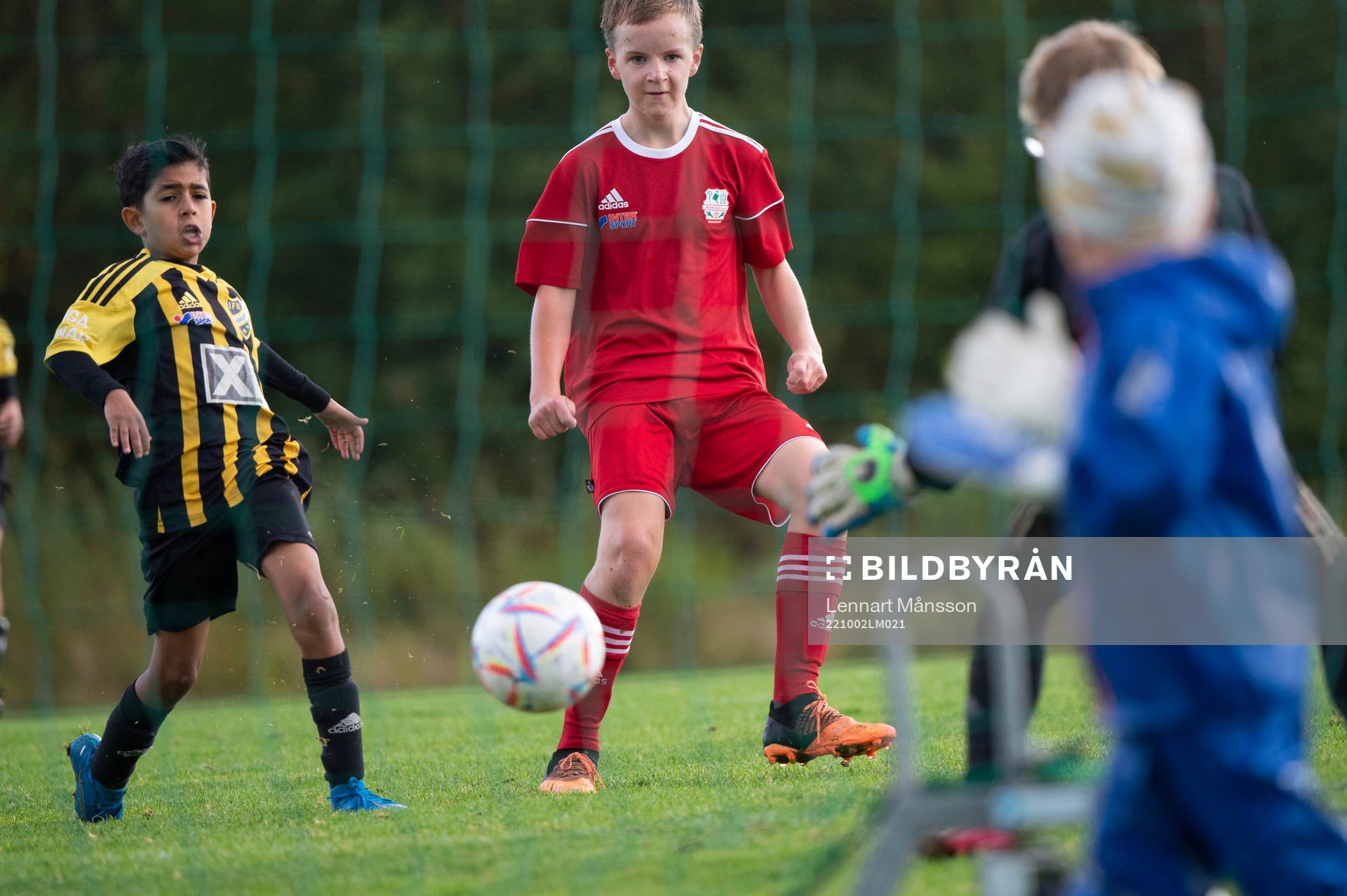 i matchen för pojkar födda 2012, U10, mellan IFK