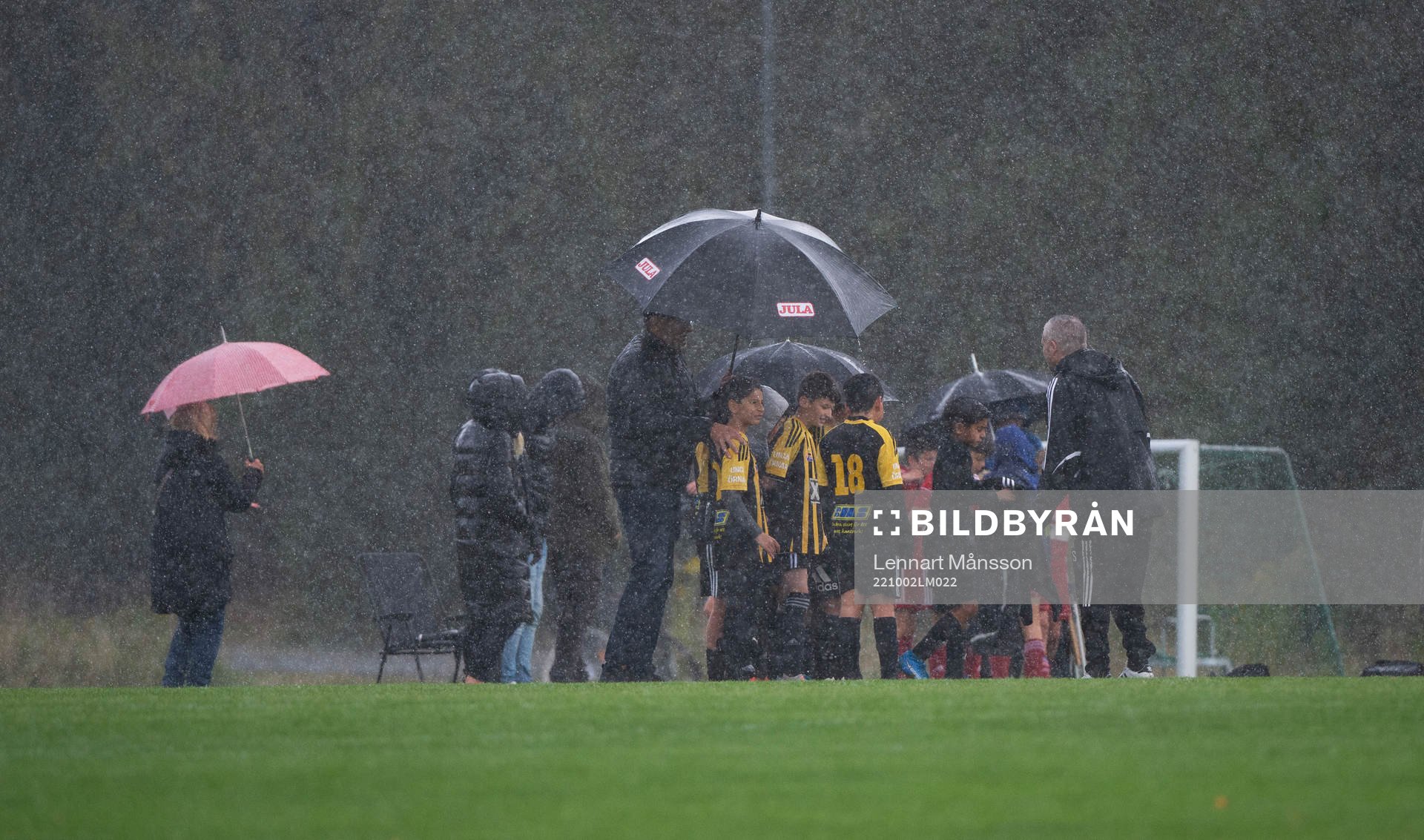 i matchen för pojkar födda 2012, U10, mellan IFK