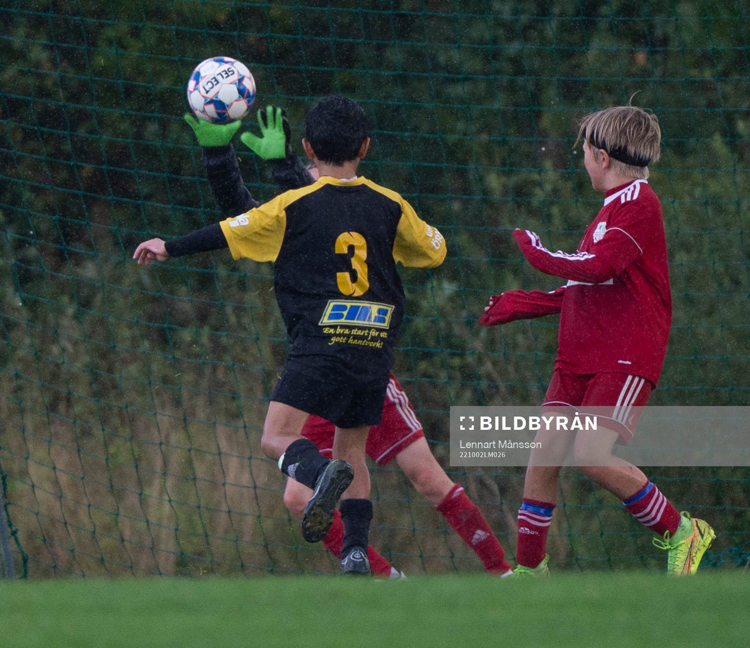 i matchen för pojkar födda 2012, U10, mellan IFK