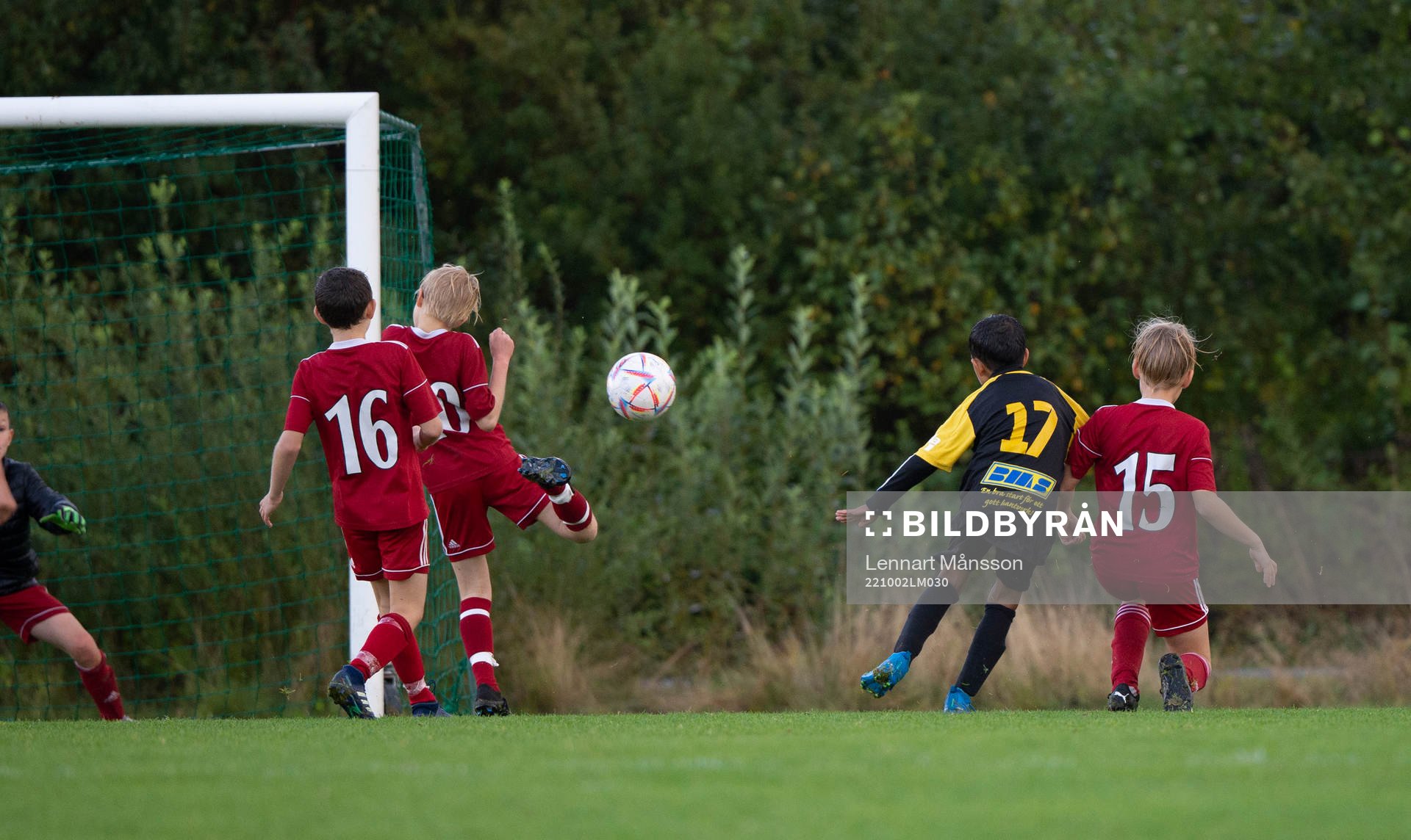i matchen för pojkar födda 2012, U10, mellan IFK