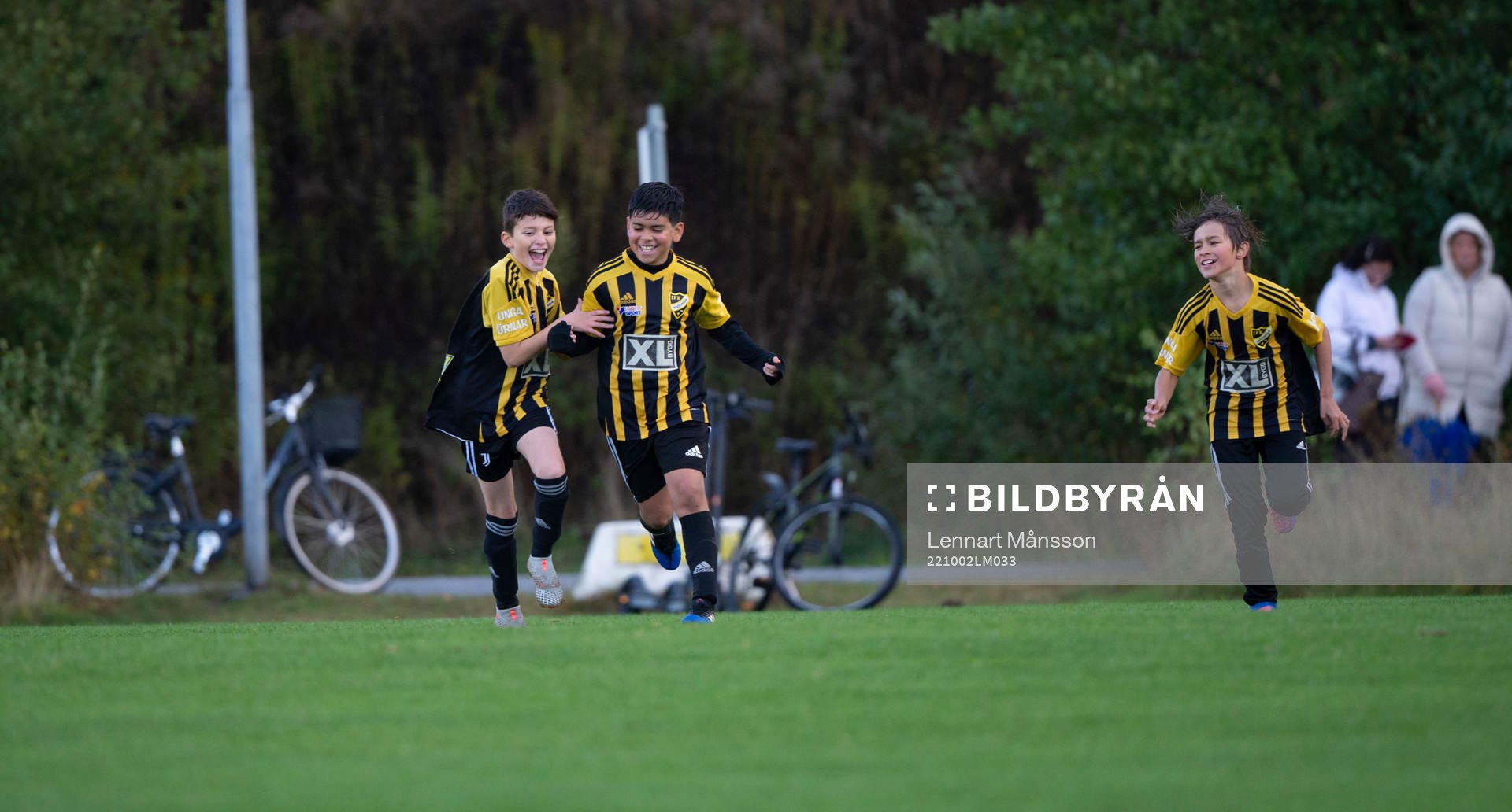i matchen för pojkar födda 2012, U10, mellan IFK