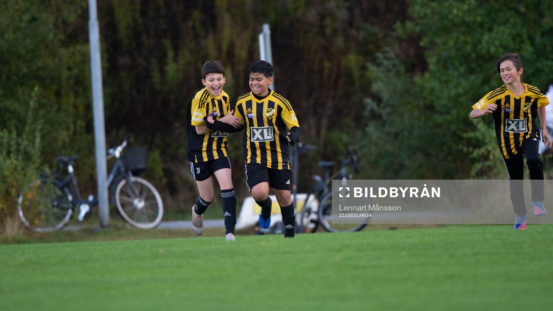 i matchen för pojkar födda 2012, U10, mellan IFK