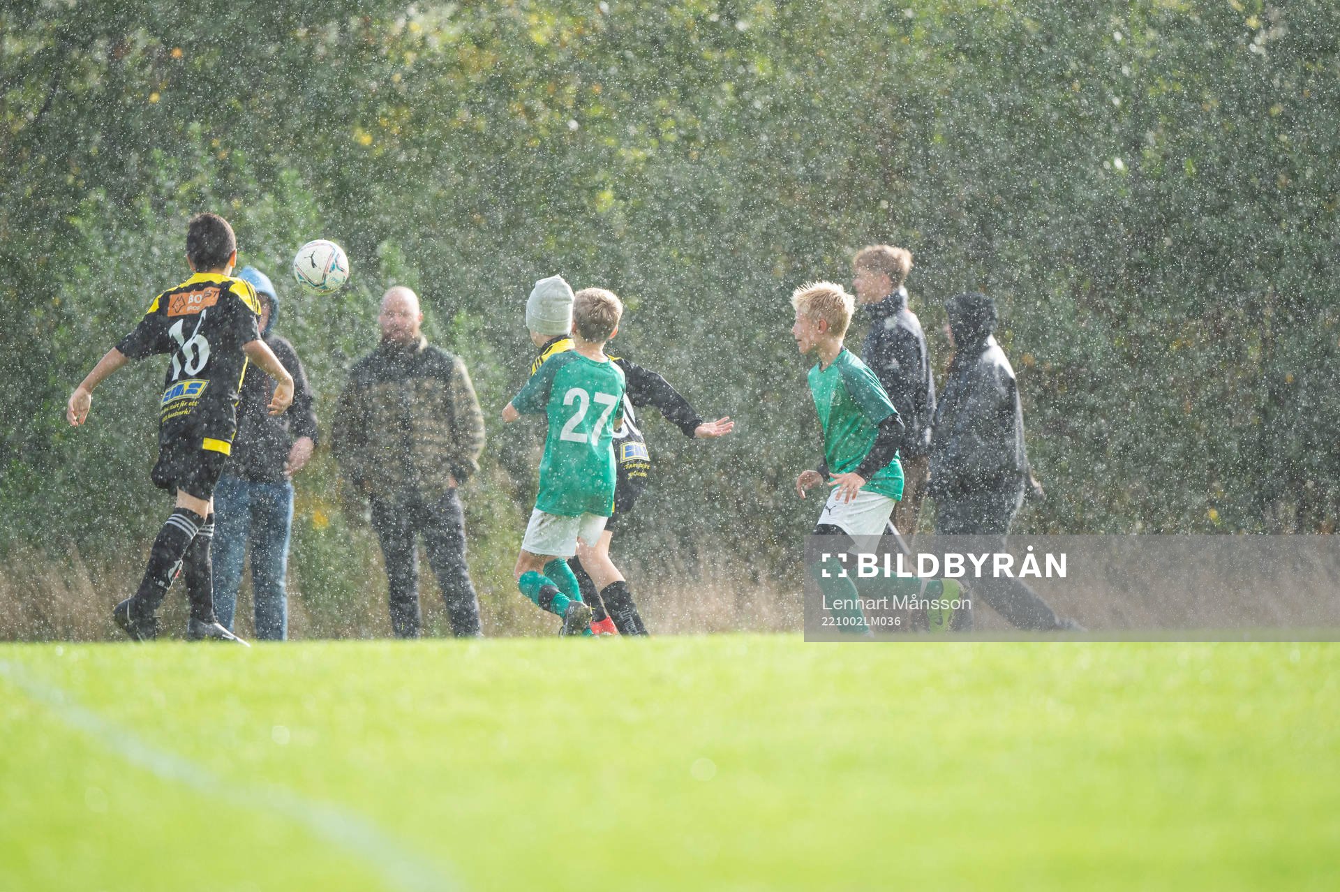 i matchen för pojkar födda 2010, U12, mellan IFK